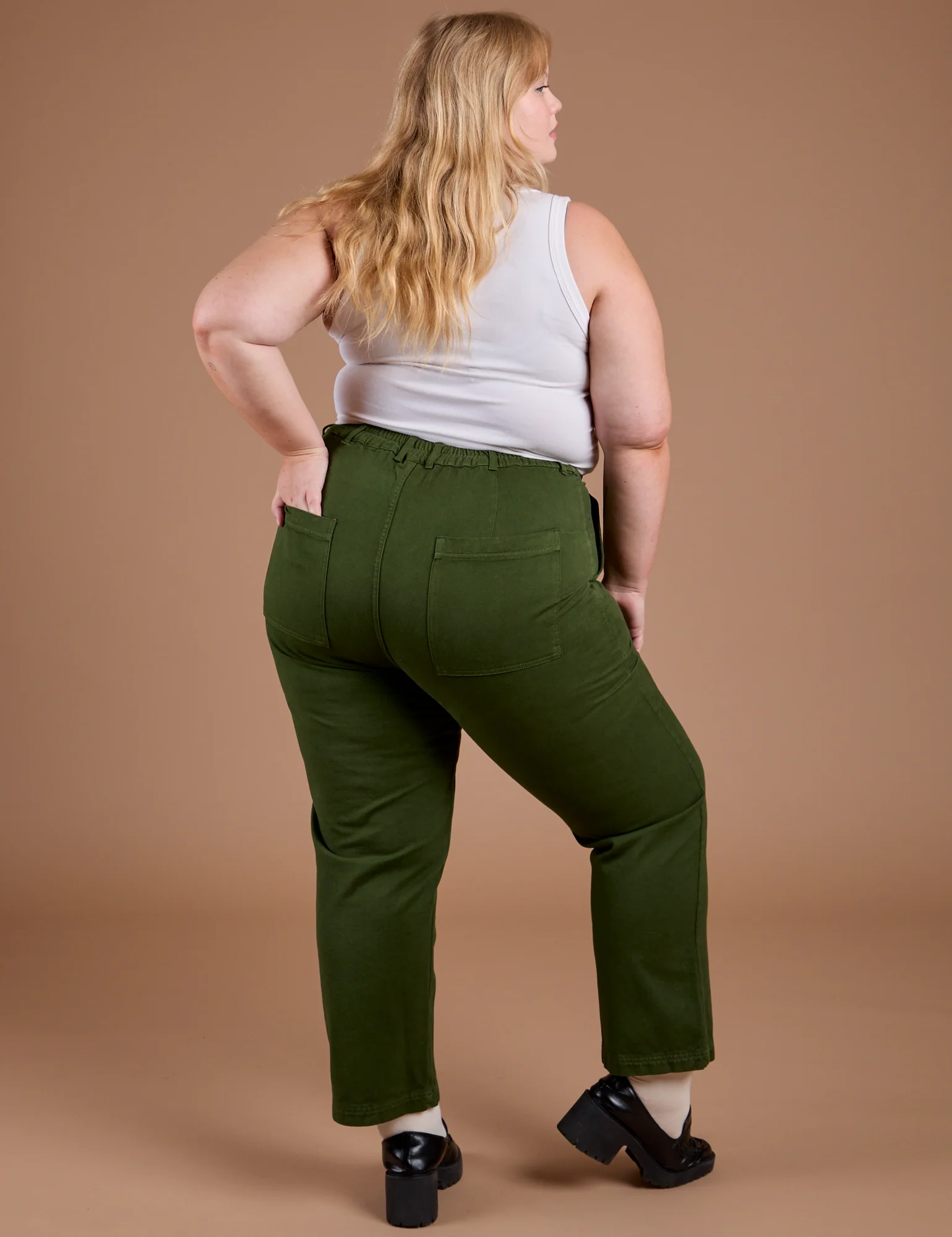 Organic Work Pants - Evergreen - Image 16