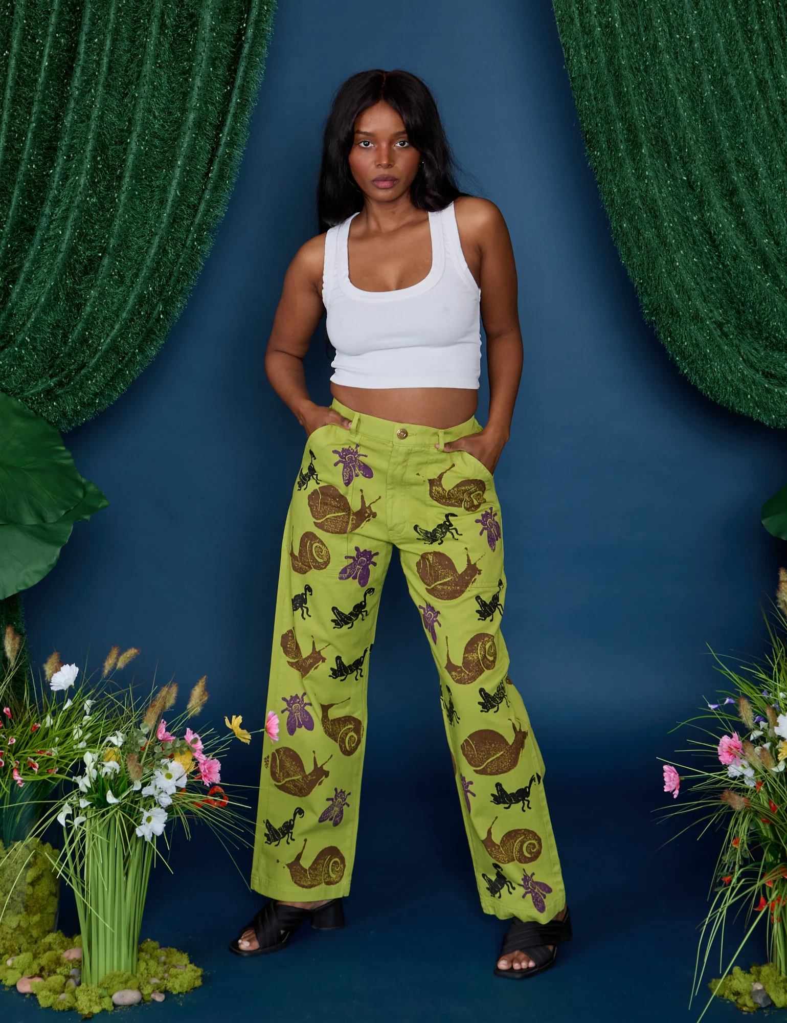 Paintstamped Work Pants - Big Bug *FINAL SALE* - Image 11