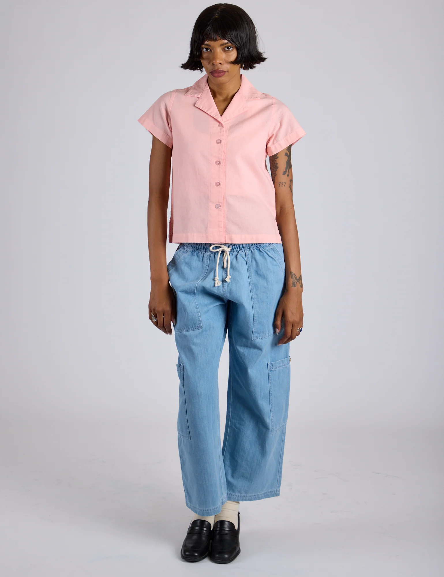 Pantry Button-Up - Baby Pink *FINAL SALE* - Image 16