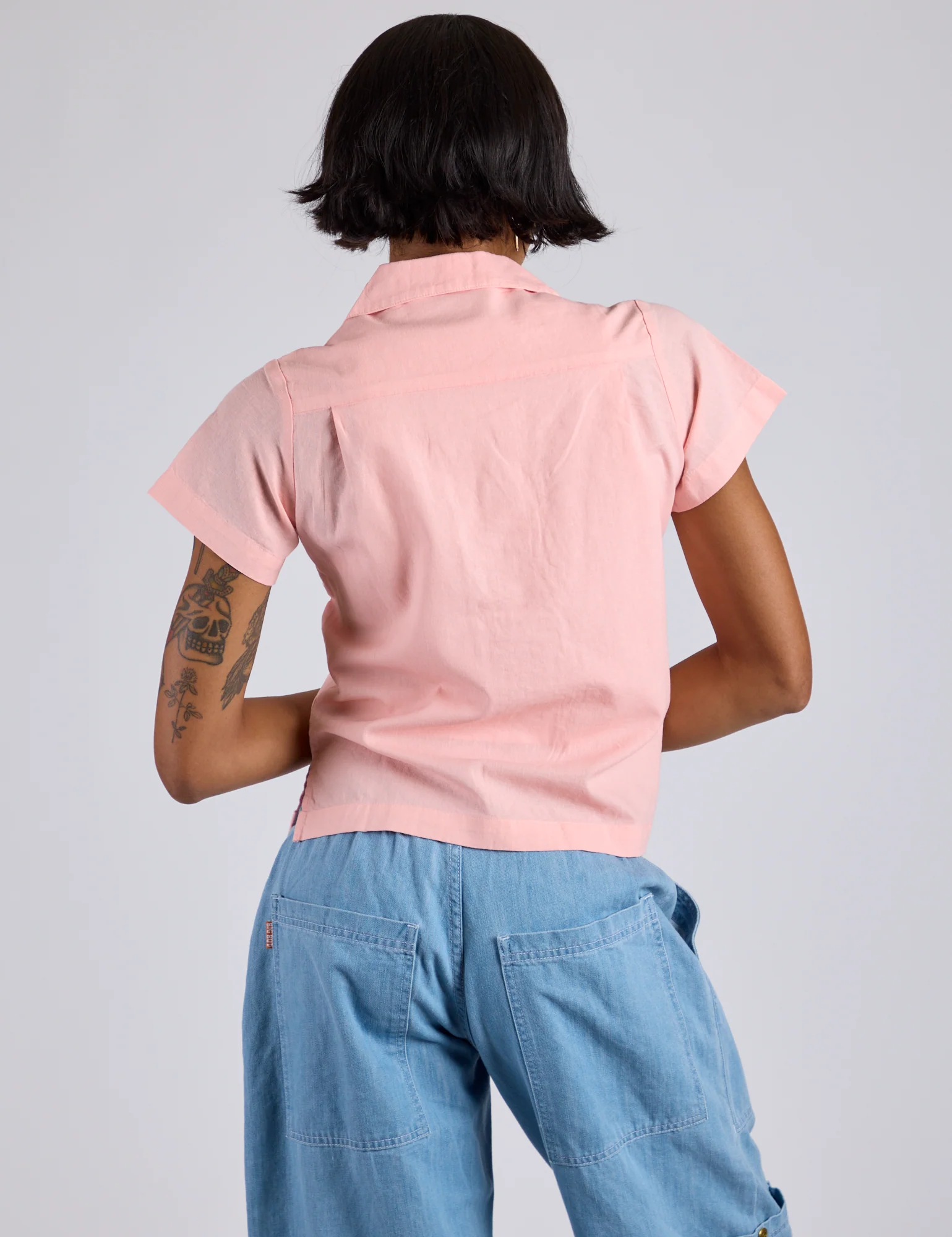 Pantry Button-Up - Baby Pink *FINAL SALE* - Image 23