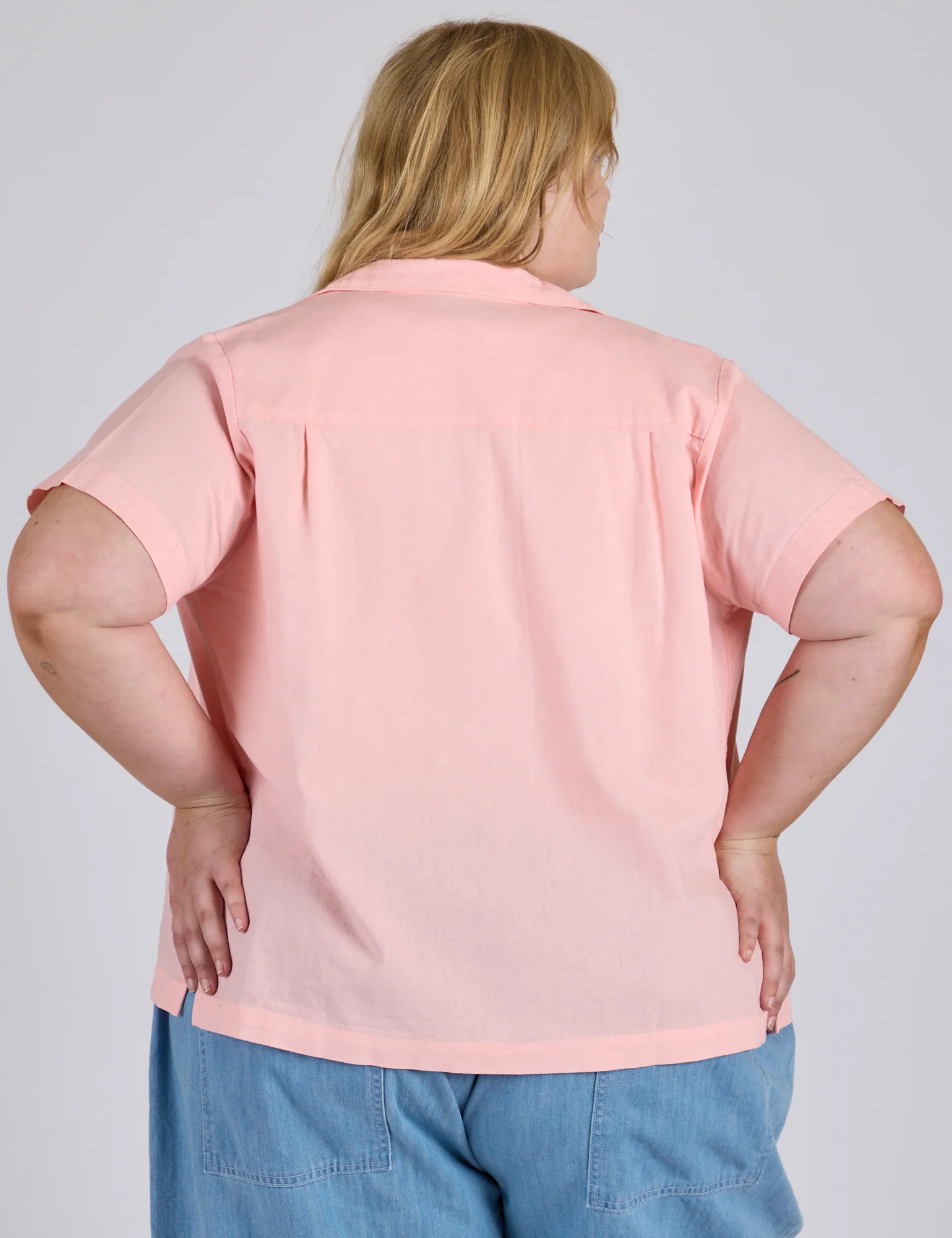 Pantry Button-Up - Baby Pink *FINAL SALE* - Image 6