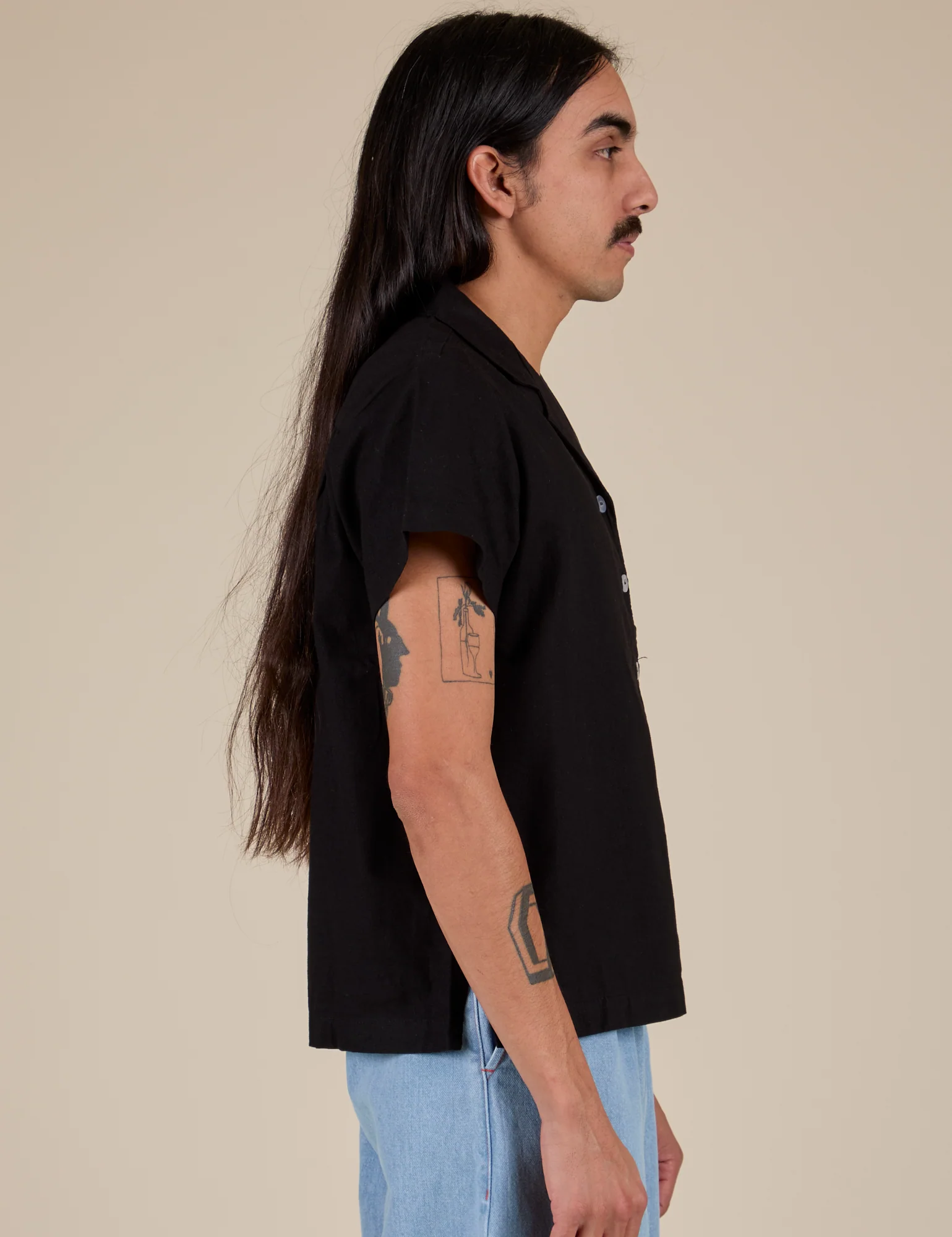 Pantry Button-Up - Basic Black - Image 14