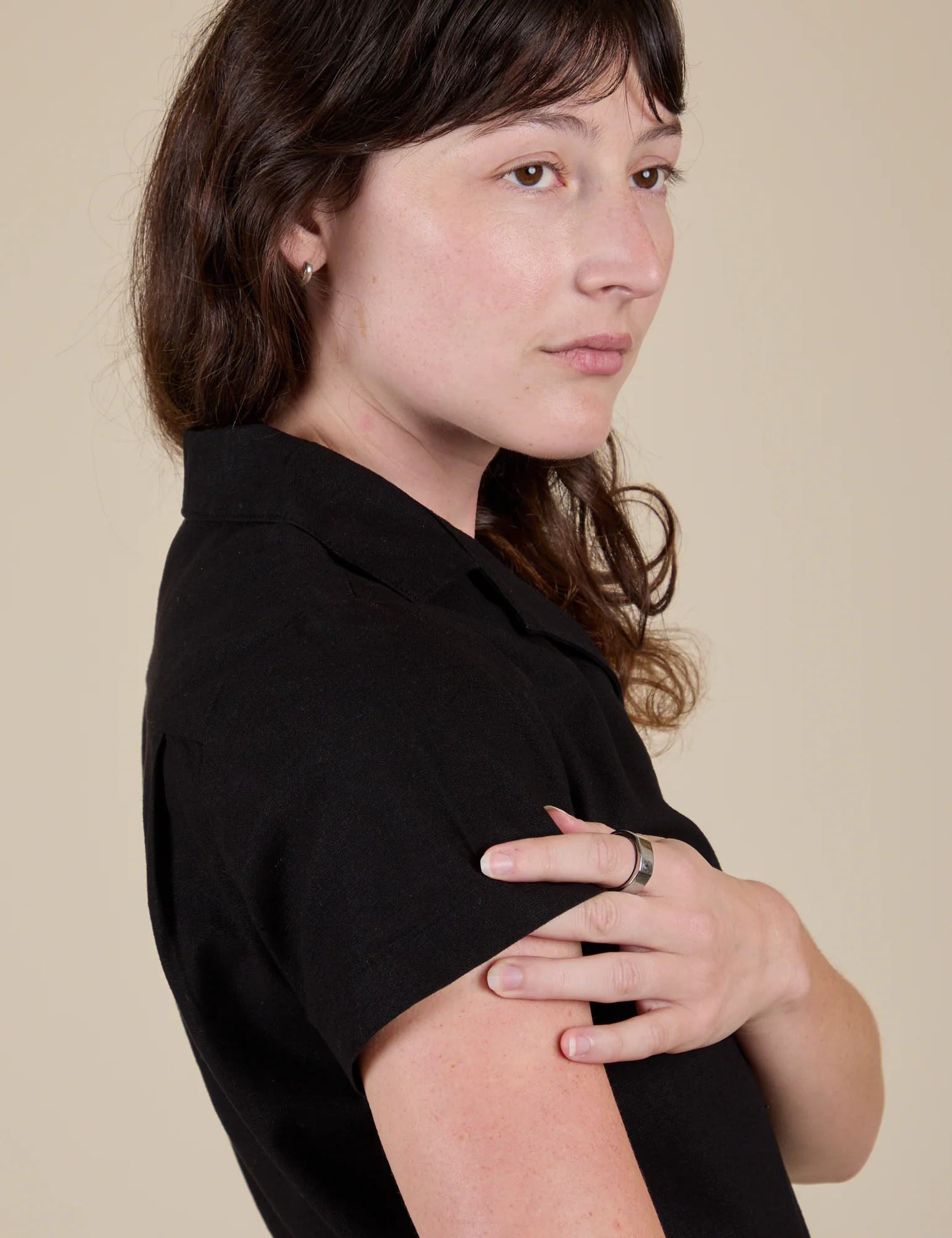 Pantry Button-Up - Basic Black - Image 22