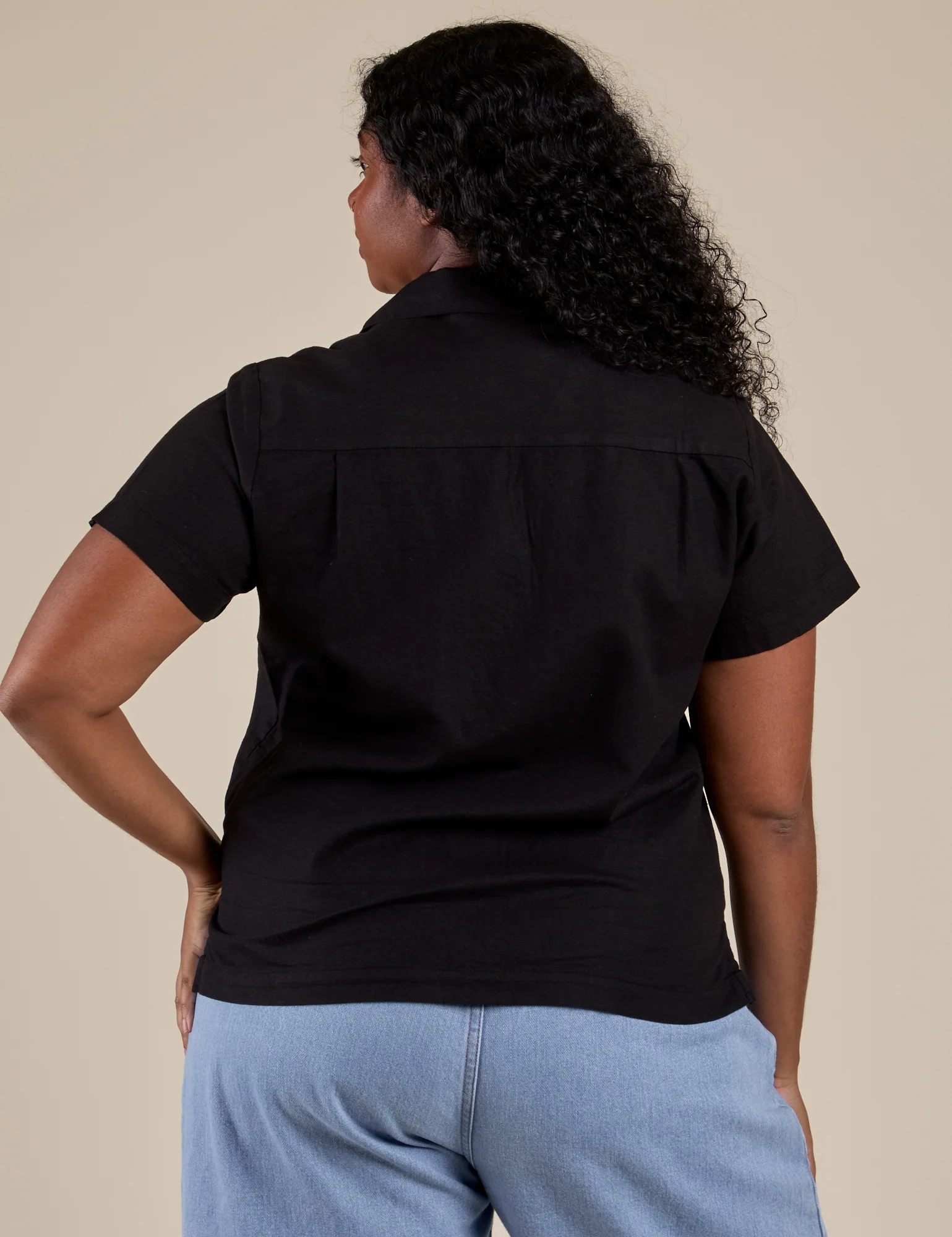 Pantry Button-Up - Basic Black - Image 6