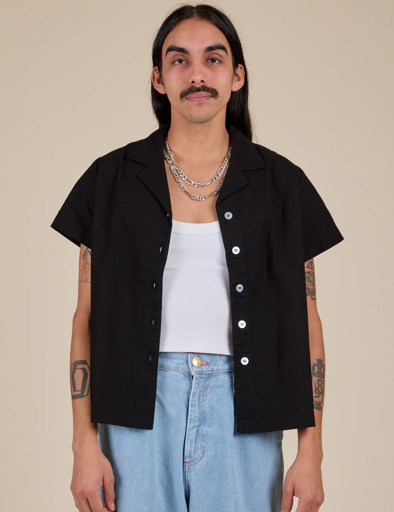 Pantry Button-Up - Basic Black - Image 8