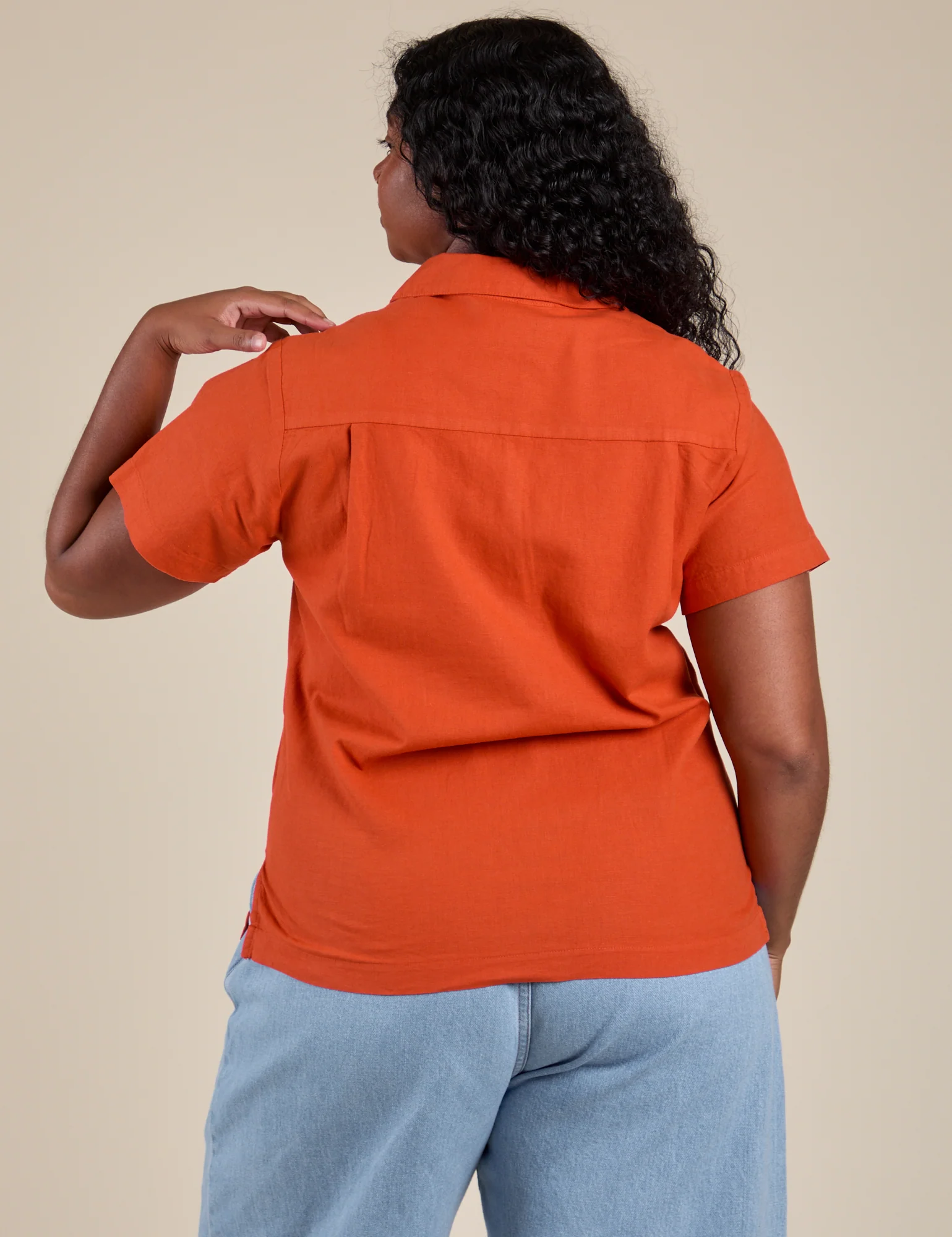 Pantry Button-Up - Chili Red - Image 8