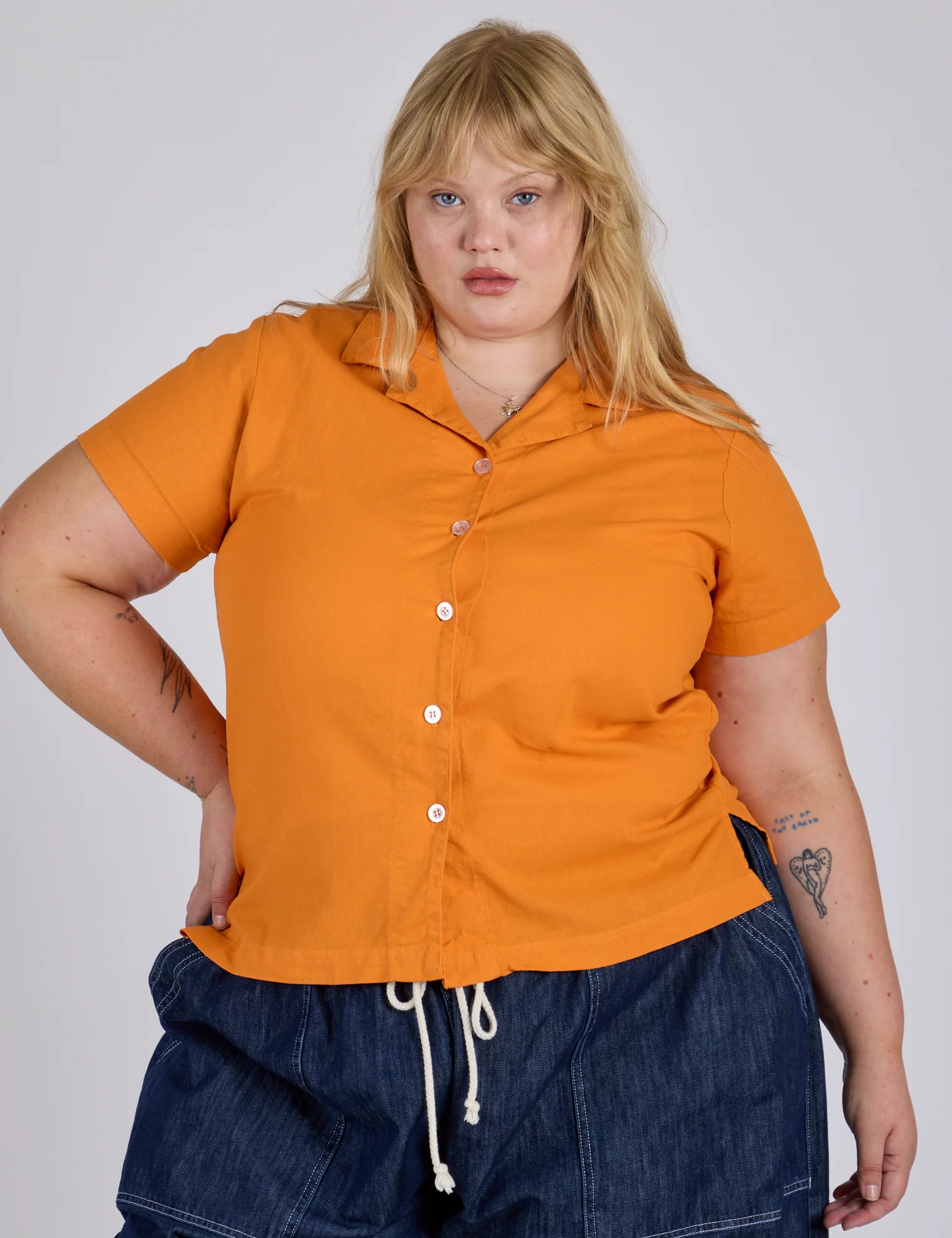 Pantry Button-Up - Creamsicle Orange *FINAL SALE* - Image 10