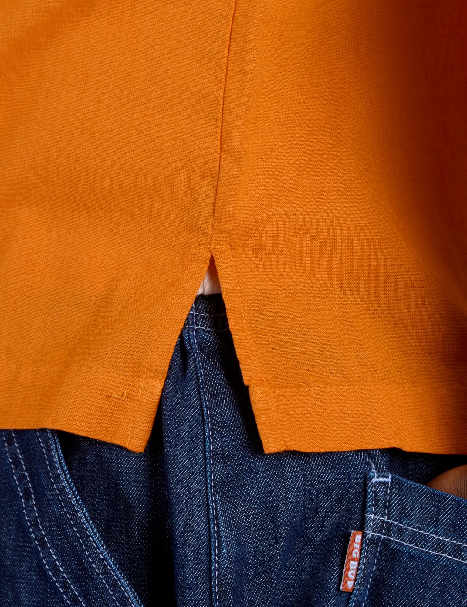 Pantry Button-Up - Creamsicle Orange *FINAL SALE* - Image 5