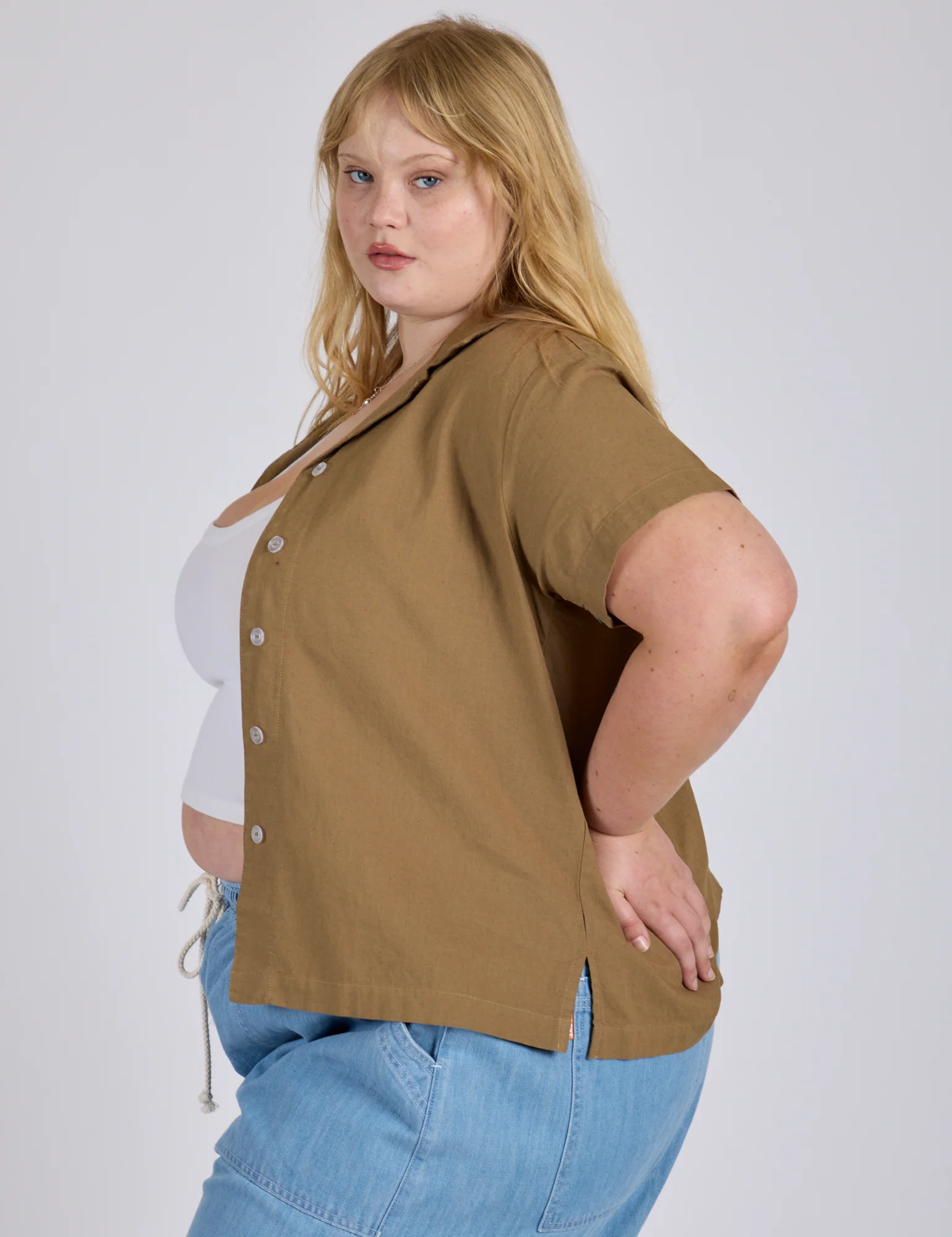 Pantry Button-Up - Desert Brown *FINAL SALE* - Image 14