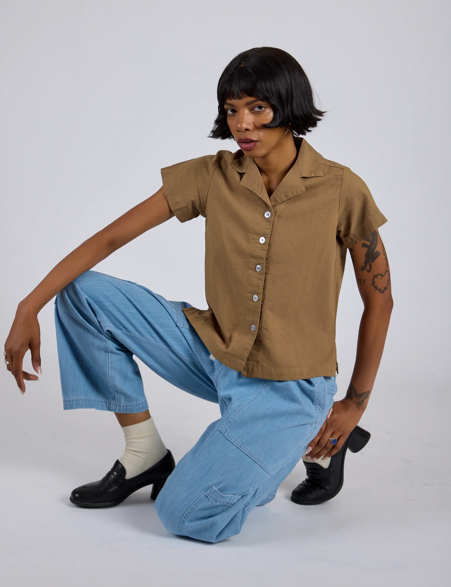 Pantry Button-Up - Desert Brown *FINAL SALE* - Image 9