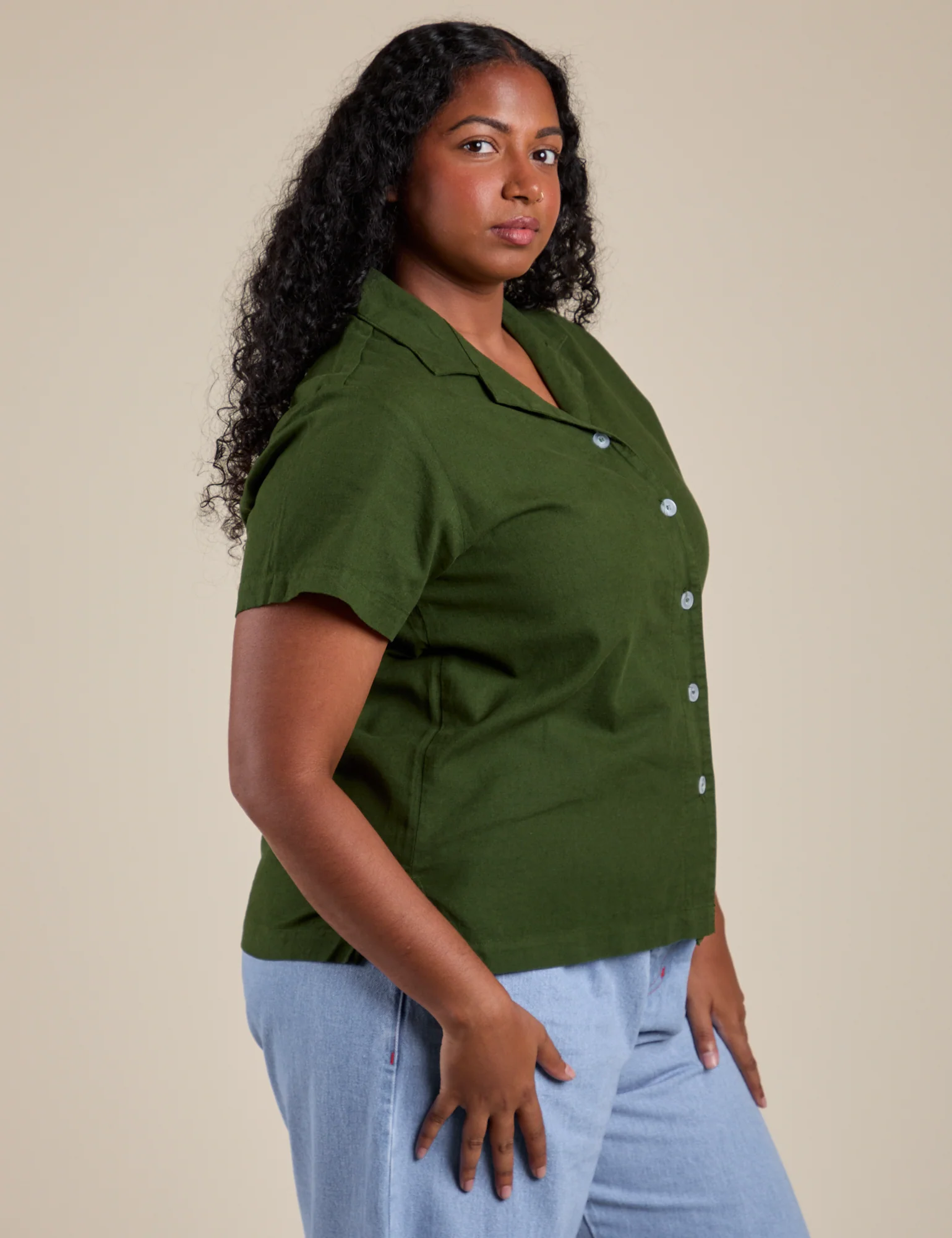 Pantry Button-Up - Evergreen - Image 23