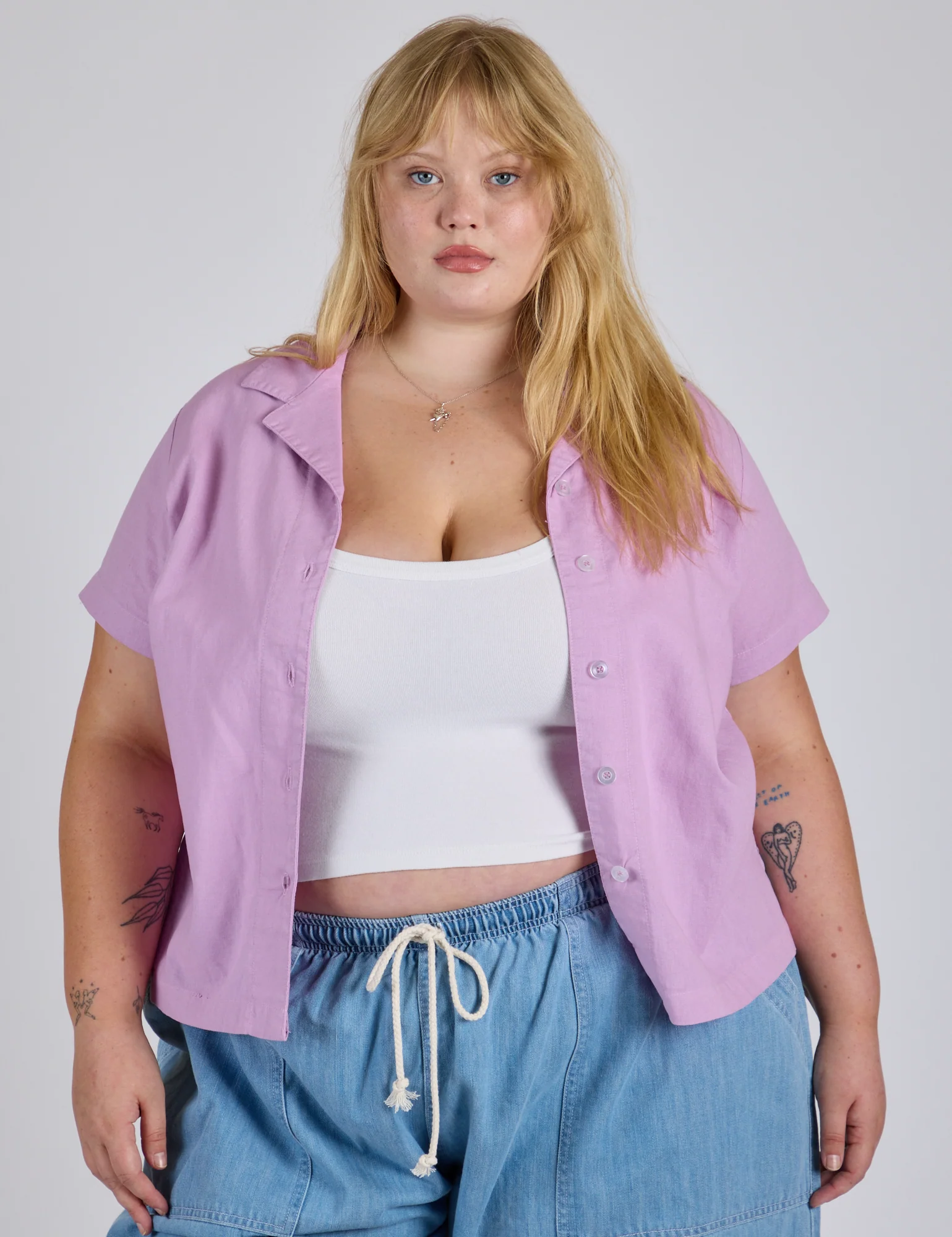 Pantry Button-Up - Lilac Purple *FINAL SALE* - Image 11