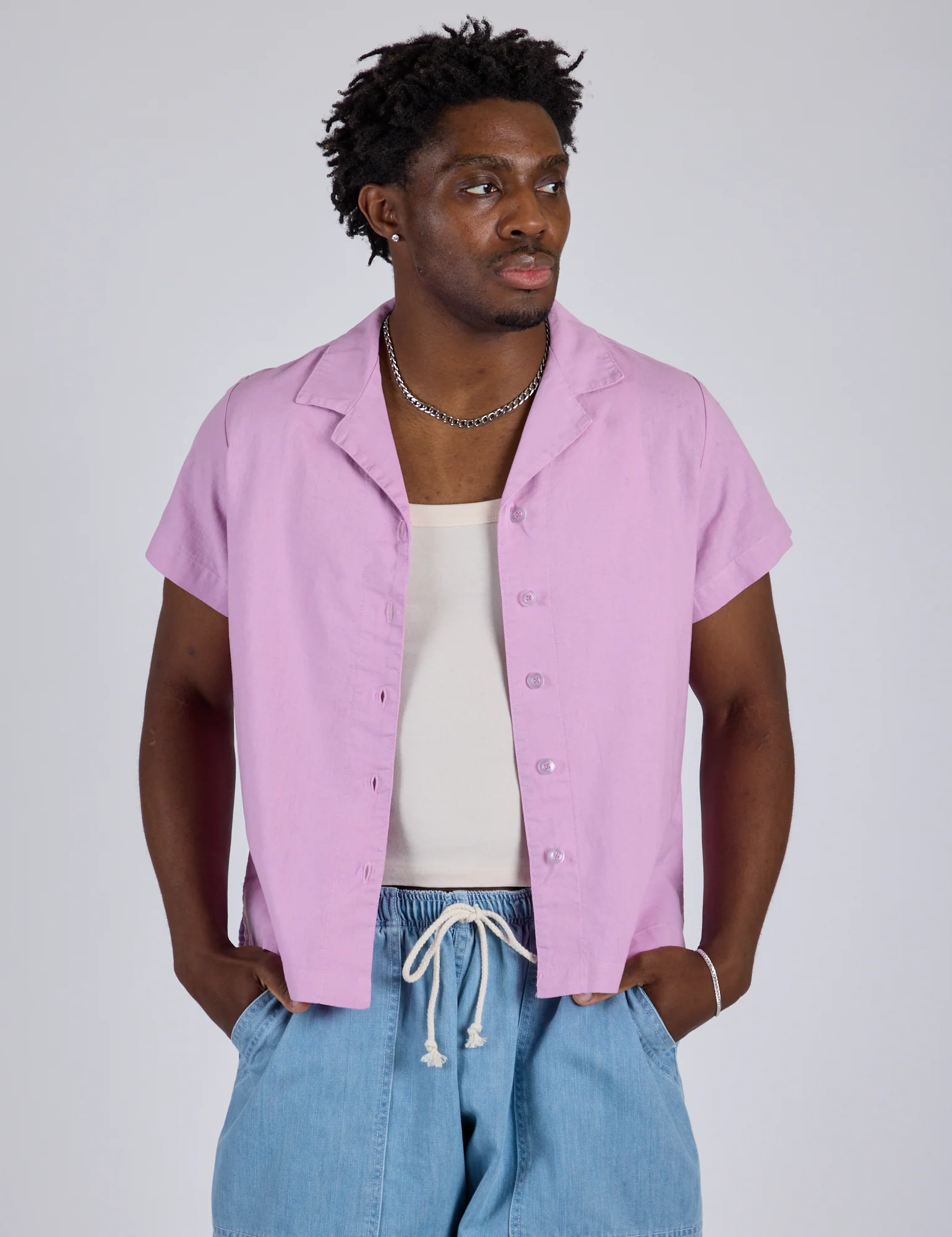 Pantry Button-Up - Lilac Purple *FINAL SALE* - Image 16