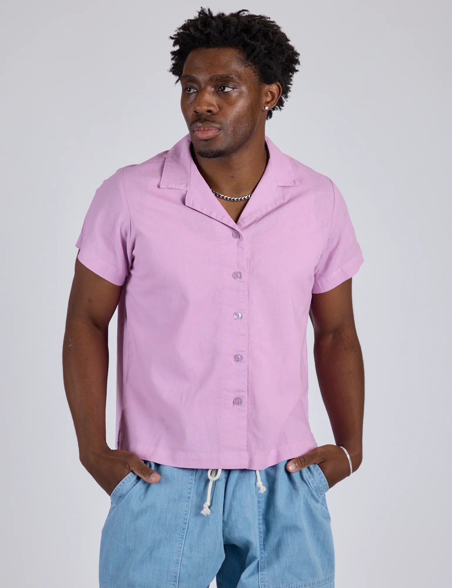 Pantry Button-Up - Lilac Purple *FINAL SALE* - Image 20