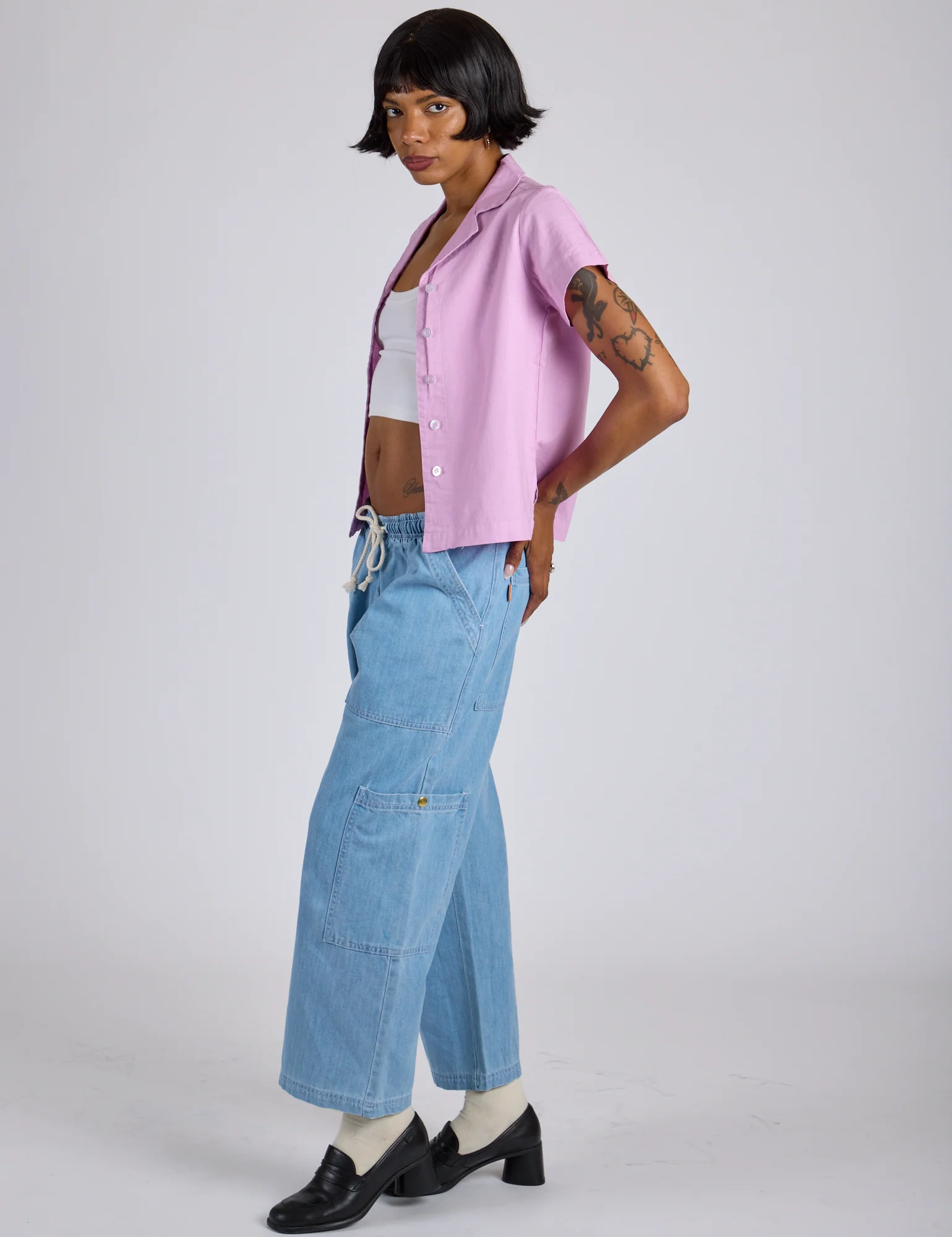 Pantry Button-Up - Lilac Purple *FINAL SALE* - Image 6