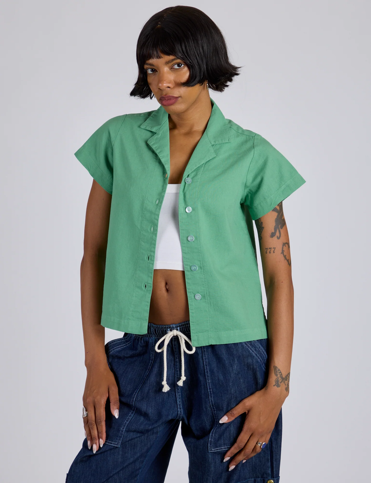 Pantry Button-Up - Seafoam Green *FINAL SALE* - Image 19