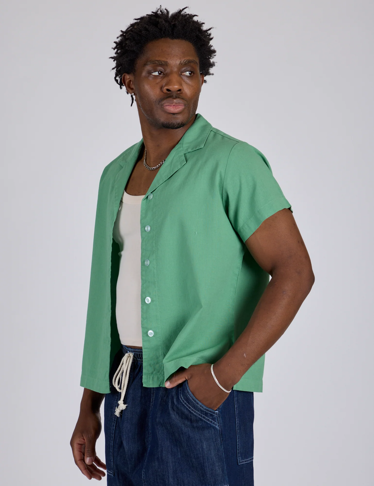 Pantry Button-Up - Seafoam Green *FINAL SALE* - Image 7