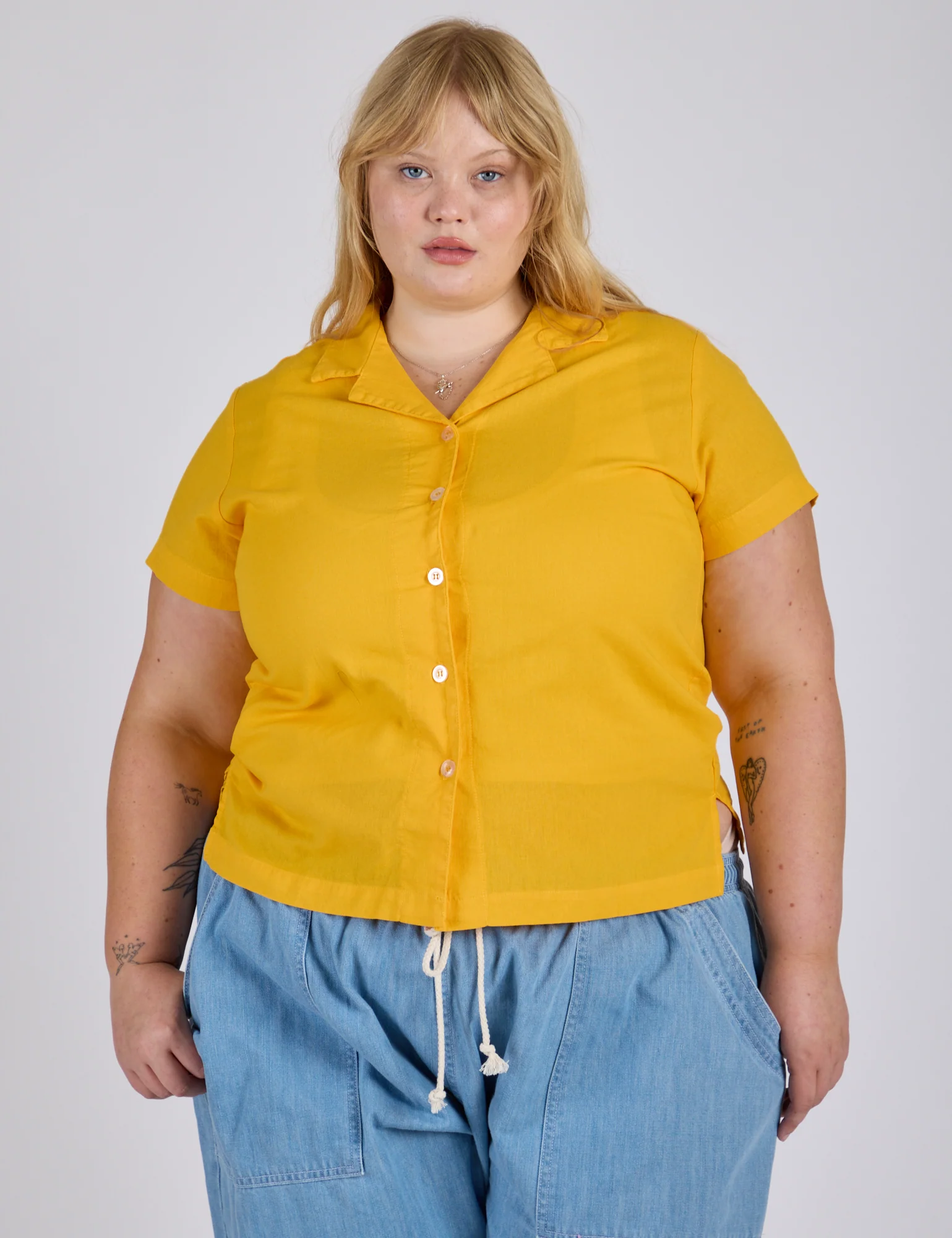 Pantry Button-Up - Sunshine Yellow *FINAL SALE* - Image 7