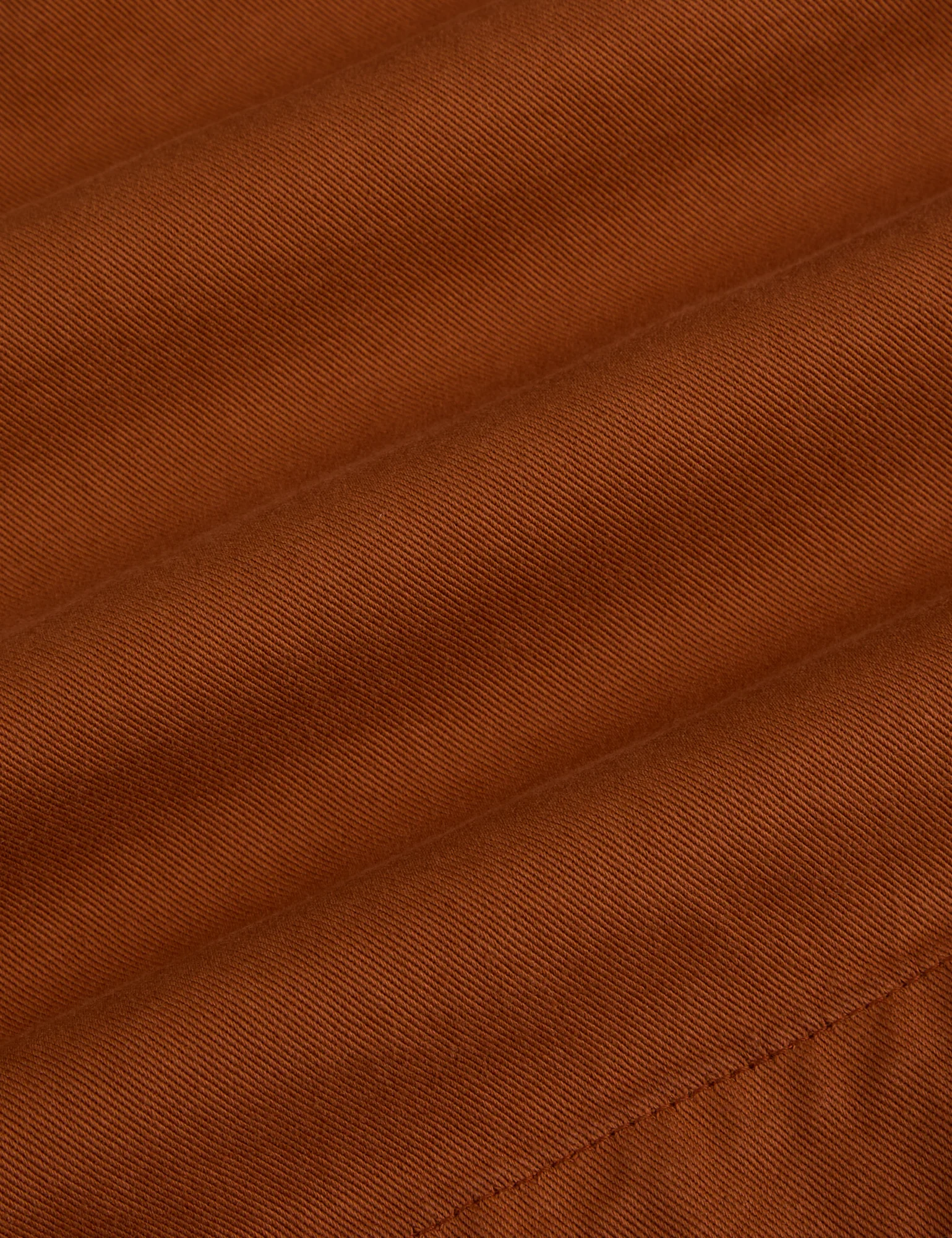 Pleated Trouser Shorts - Burnt Terracotta - Image 2