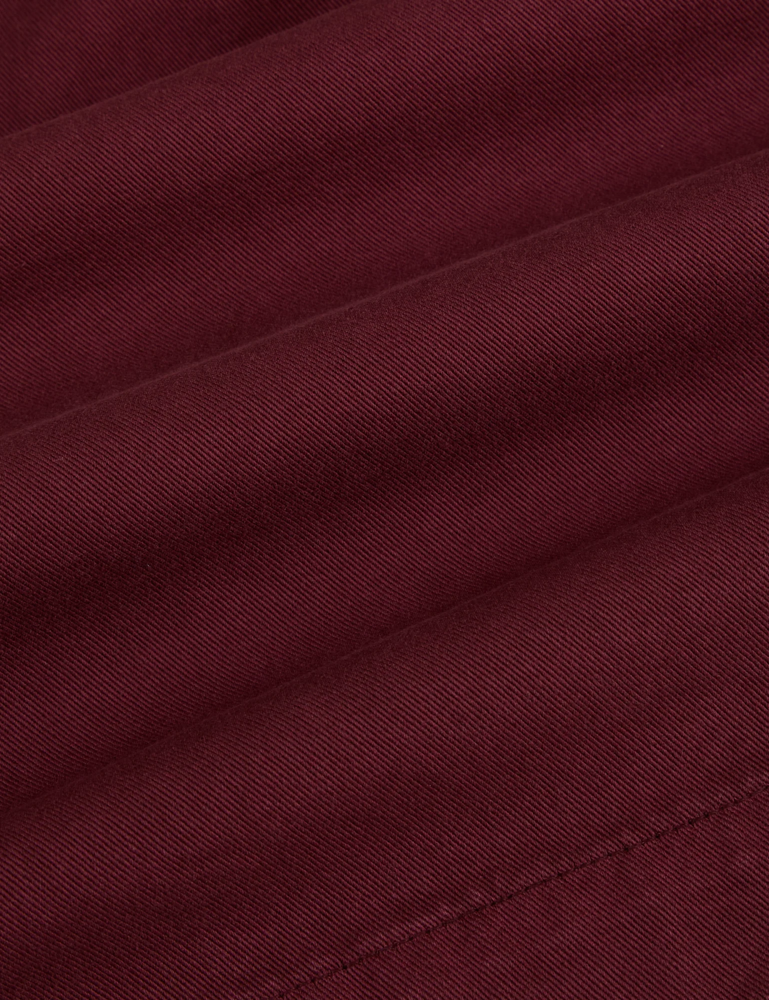 Pleated Trouser Shorts - Red Wine - Image 2
