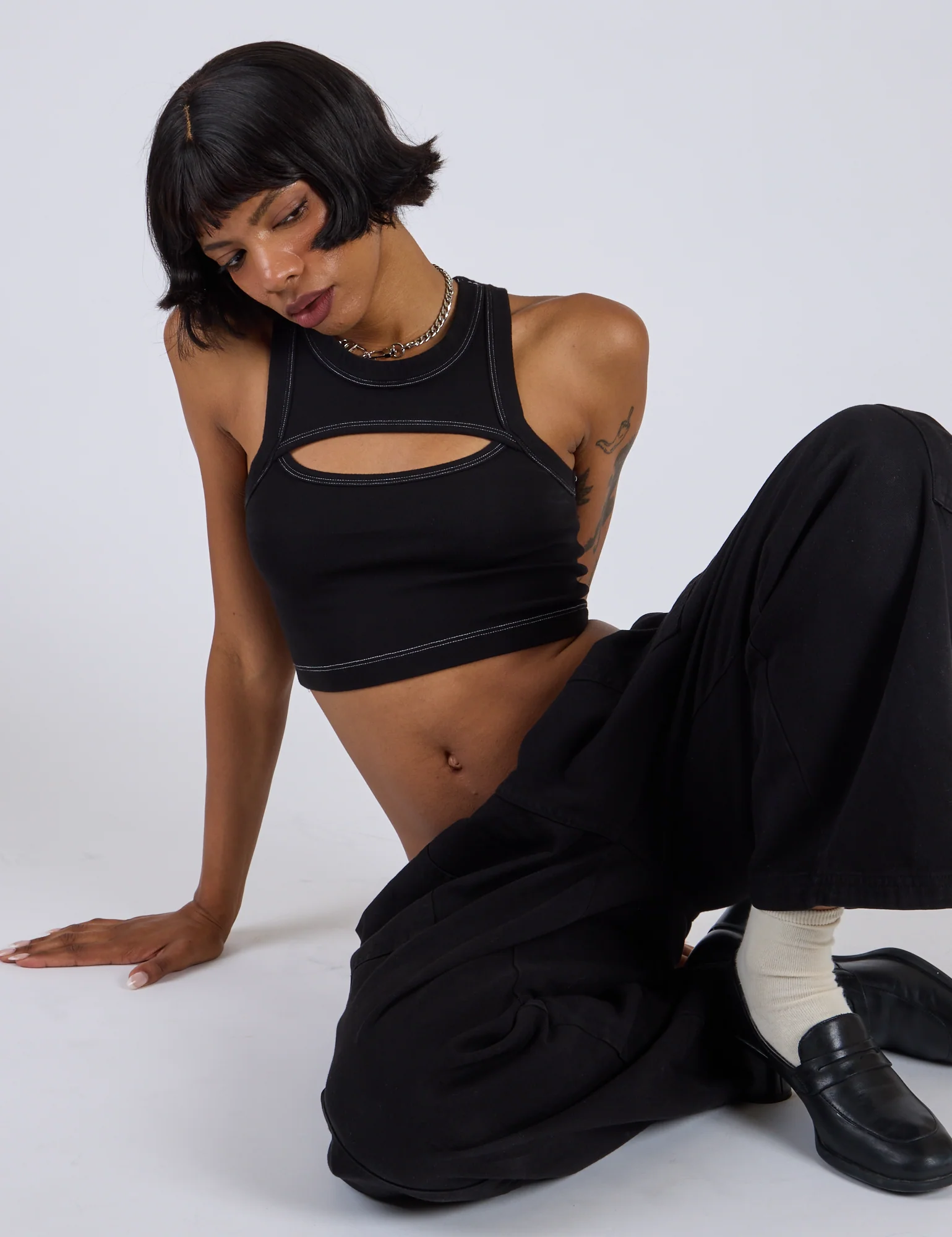 Porthole Tank - Basic Black