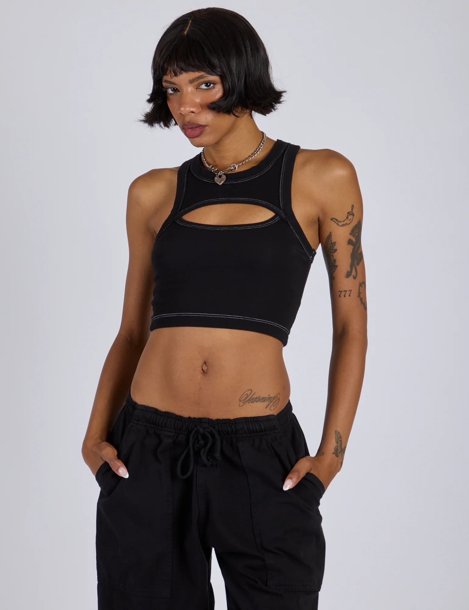Porthole Tank - Basic Black - Image 3