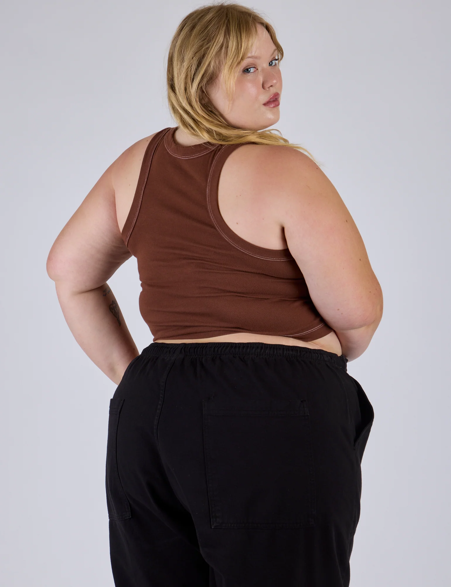 Porthole Tank - Fudgesicle Brown - Image 14