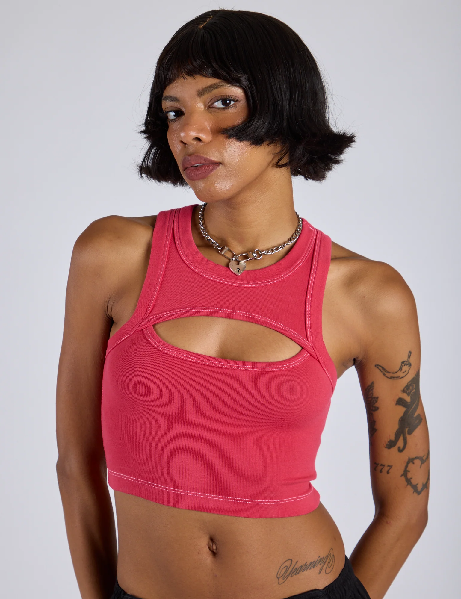 Porthole Tank - Hot Pink - Image 5