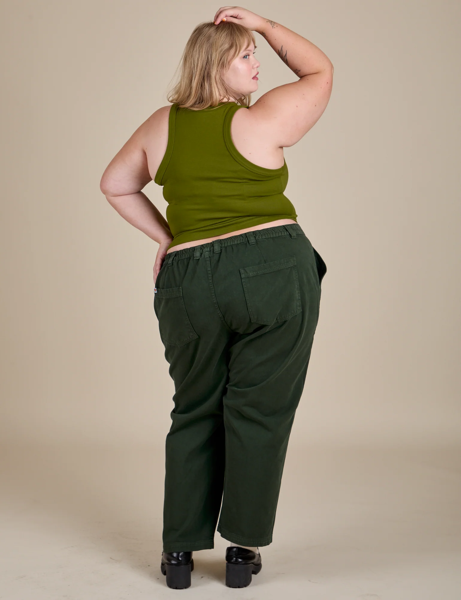 Racerback Tank - Summer Olive - Image 17
