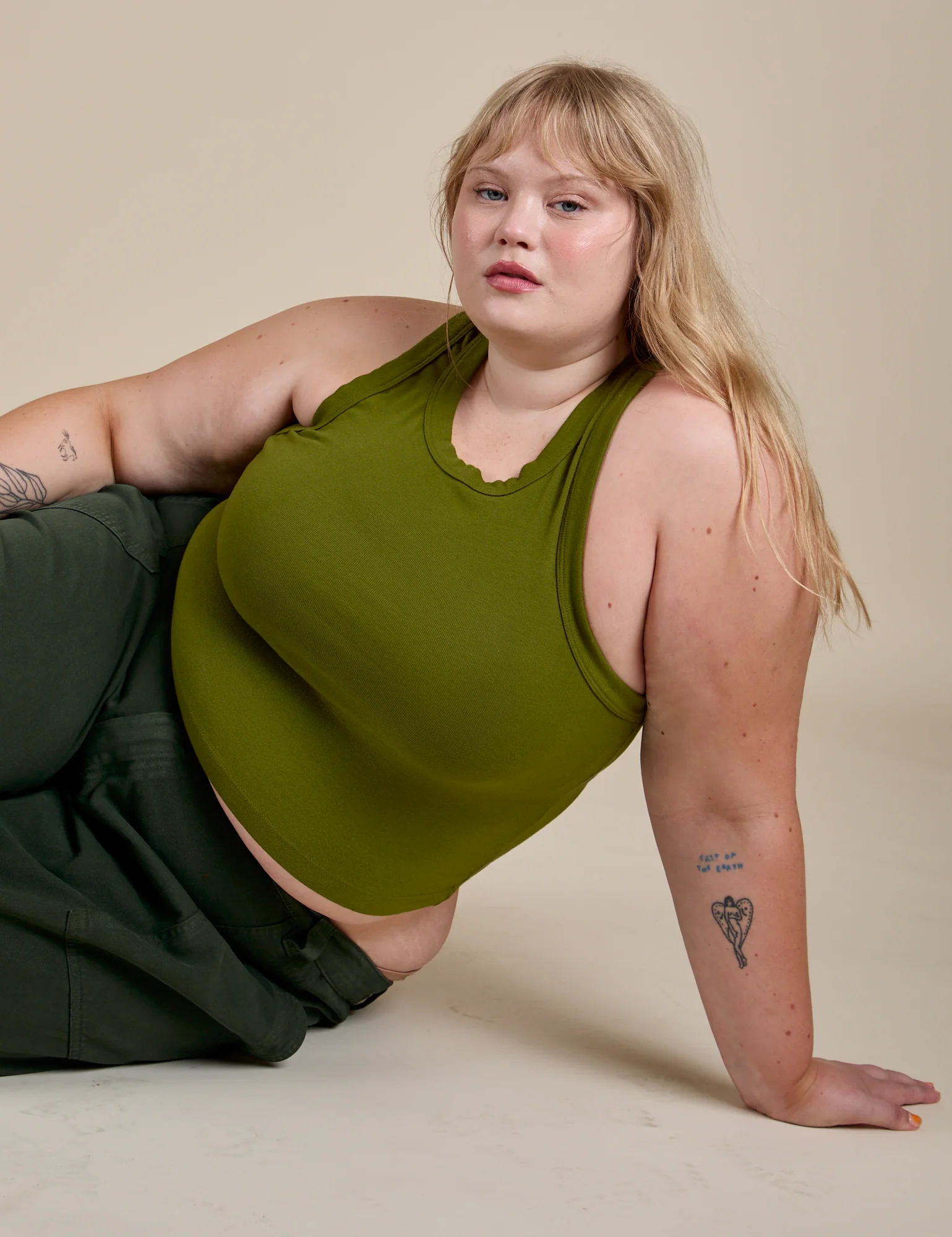 Racerback Tank - Summer Olive - Image 19