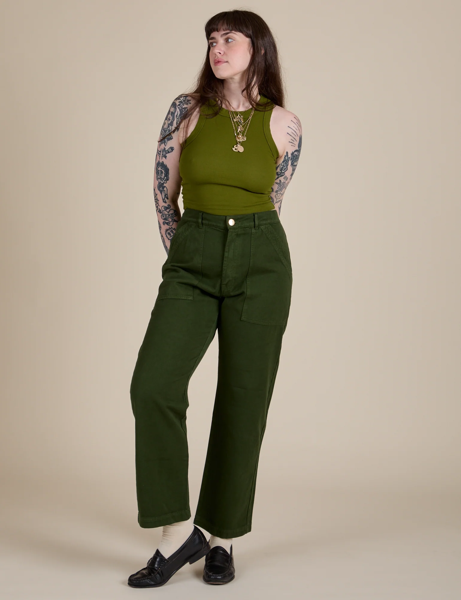 Racerback Tank - Summer Olive - Image 22