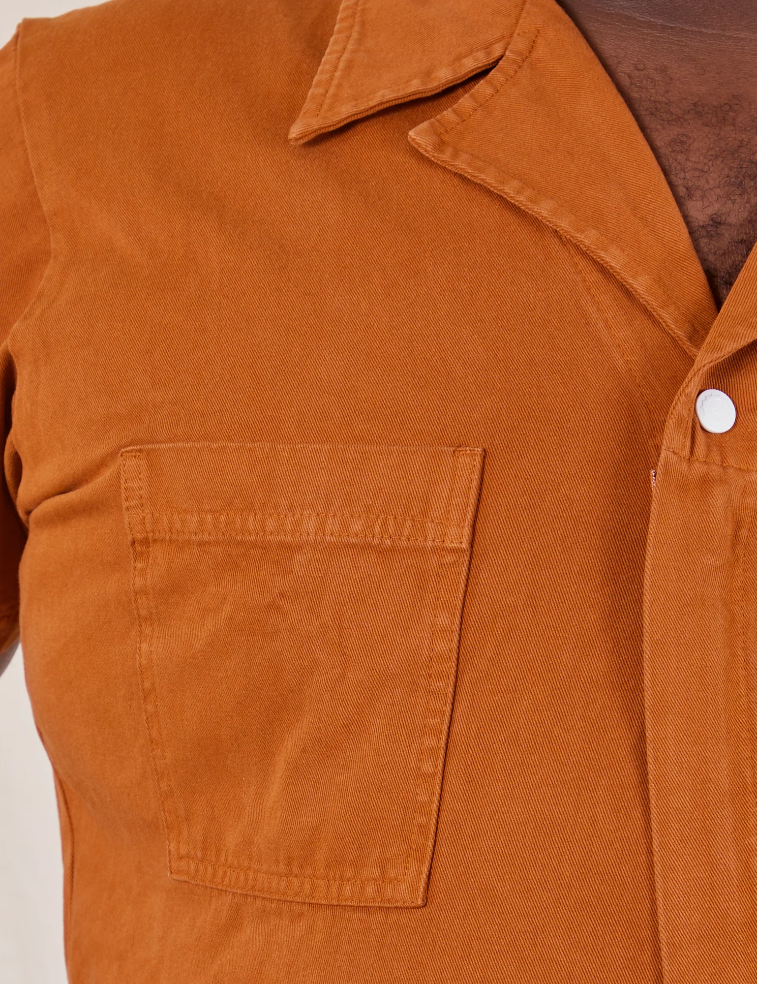 Short Sleeve Jumpsuit - Burnt Terracotta *FINAL SALE* - Image 36