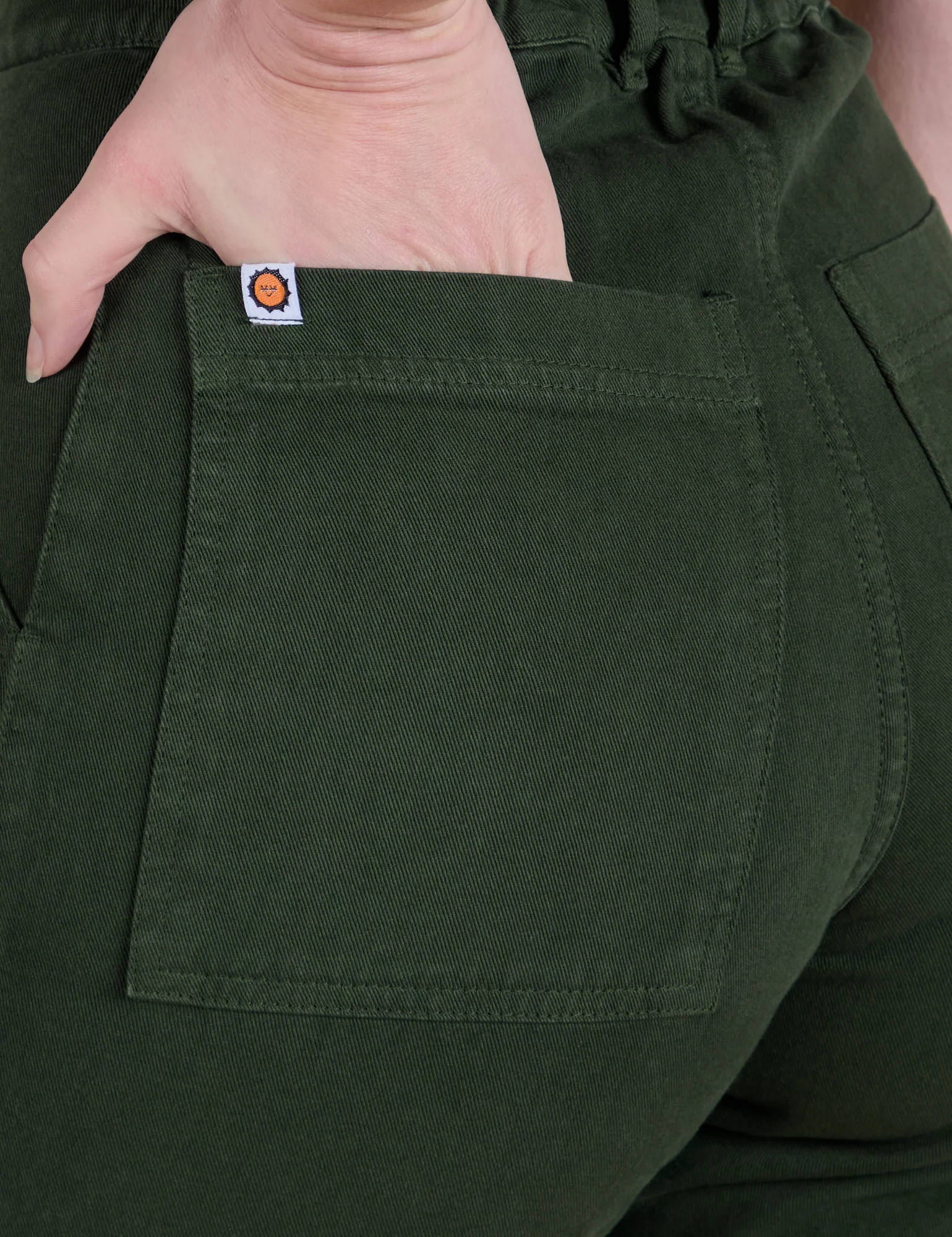 Short Sleeve Jumpsuit - Swamp Green - Image 20