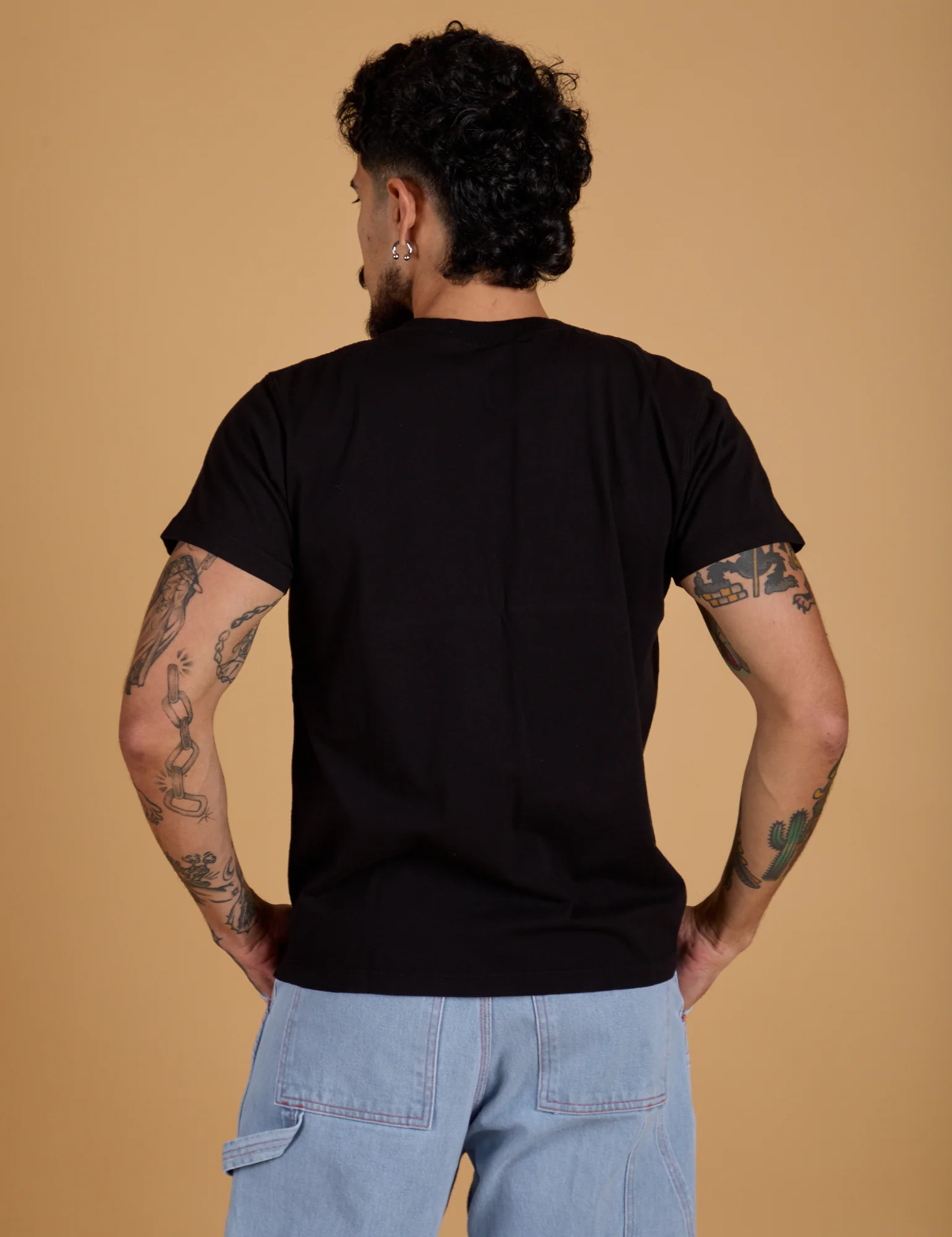 The Organic Vintage Tee - Basic Black - Image 12