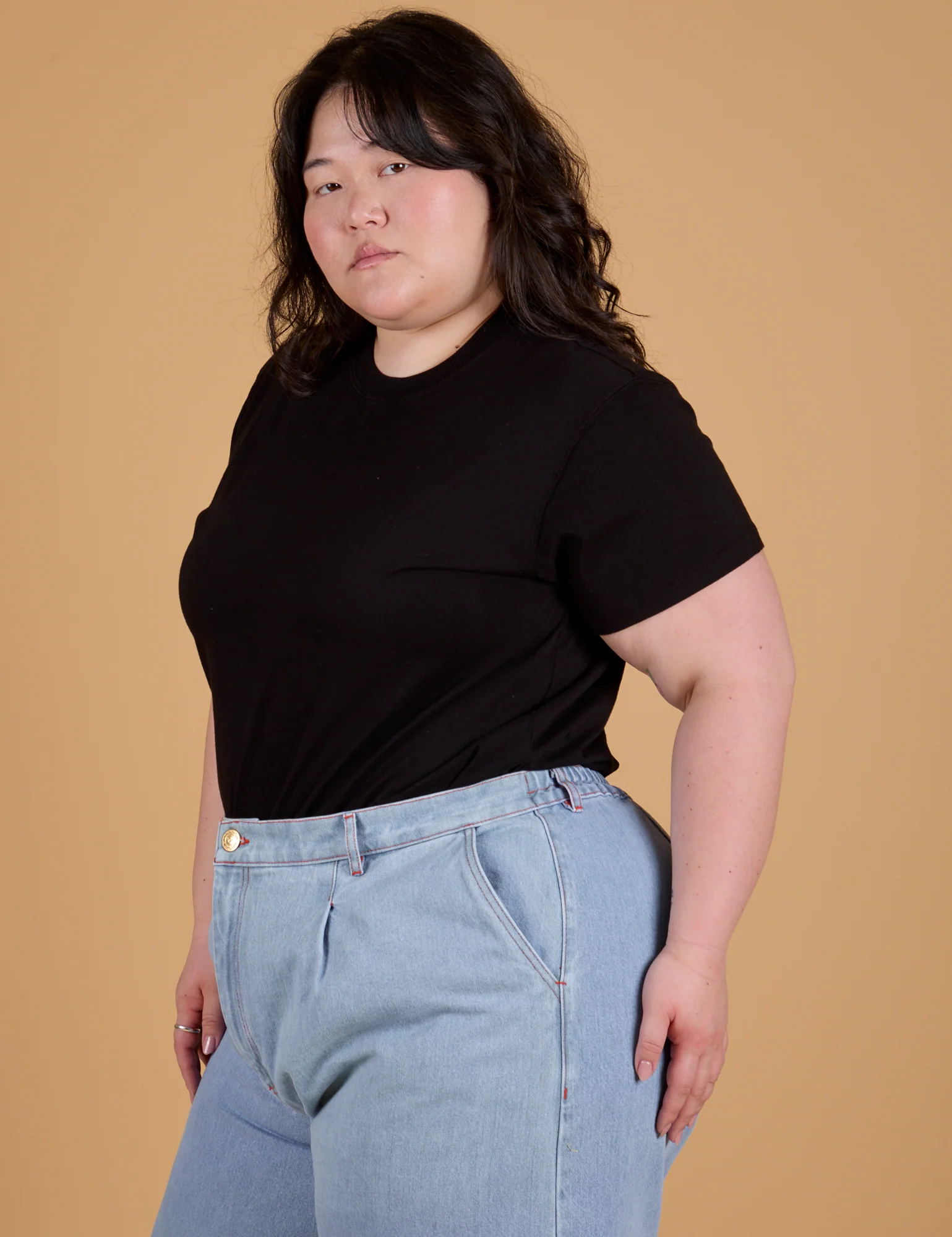 The Organic Vintage Tee - Basic Black - Image 17