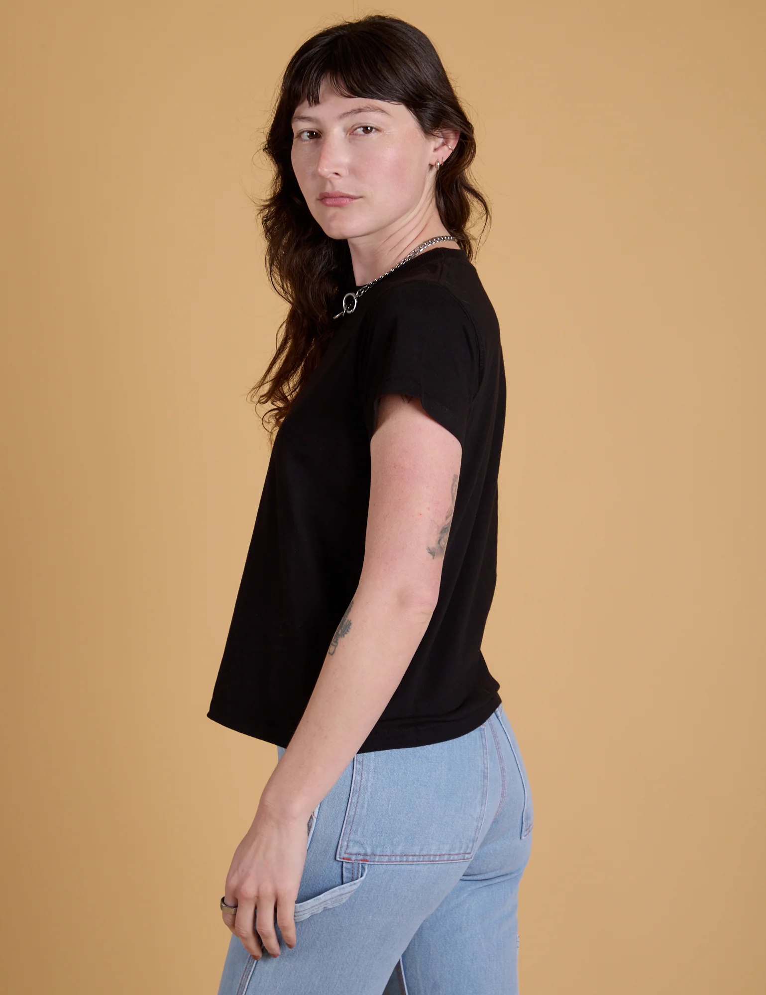 The Organic Vintage Tee - Basic Black - Image 3