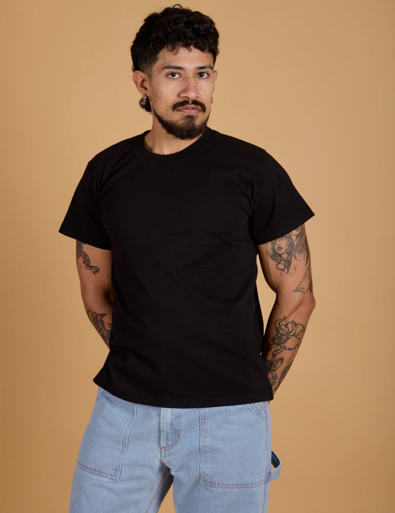 The Organic Vintage Tee - Basic Black - Image 7