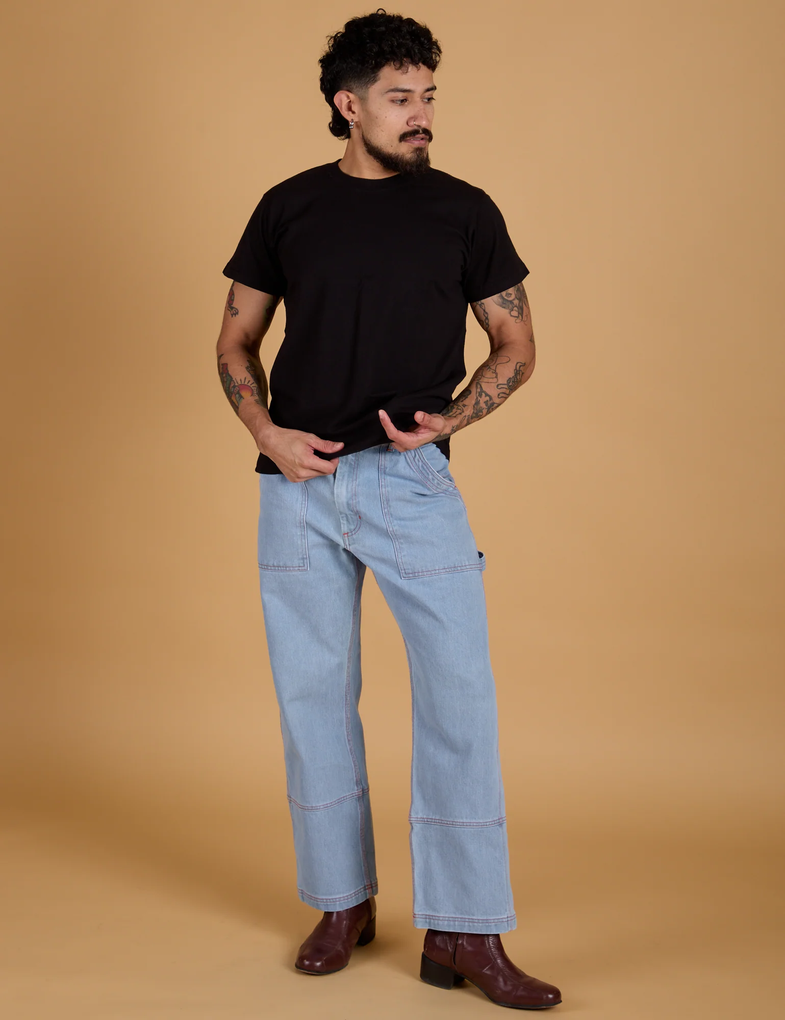 The Organic Vintage Tee - Basic Black - Image 9
