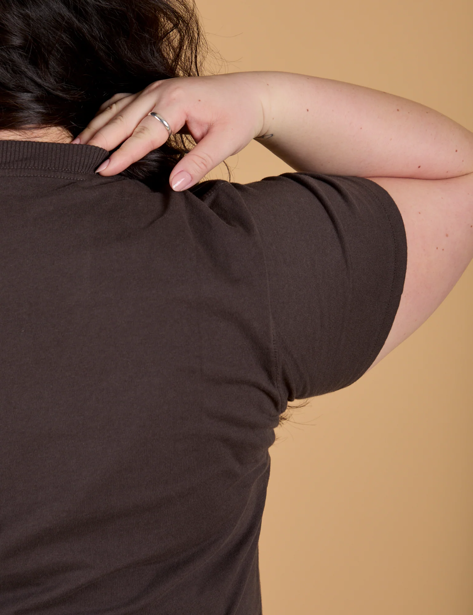 The Organic Vintage Tee - Espresso Brown - Image 13