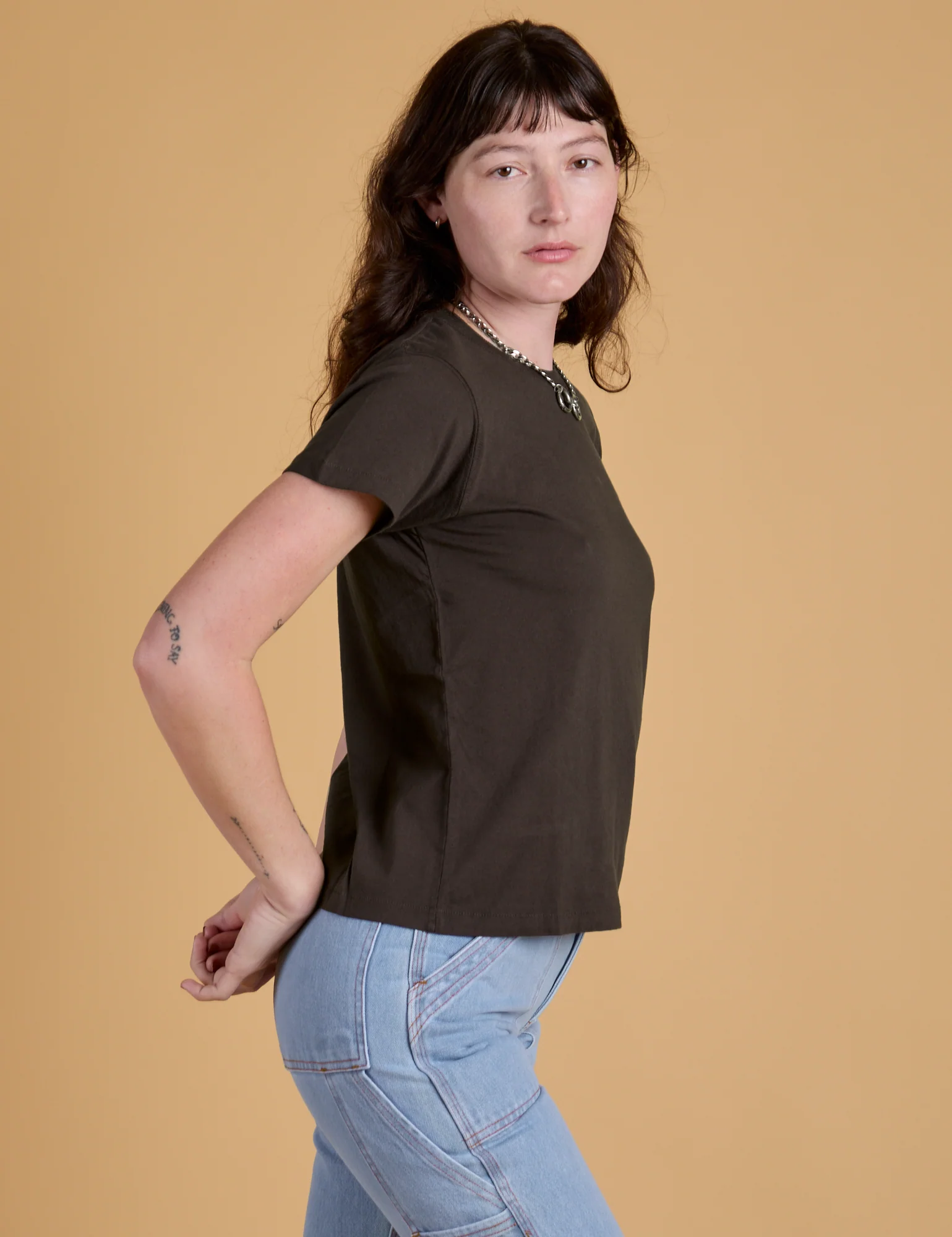 The Organic Vintage Tee - Espresso Brown - Image 19