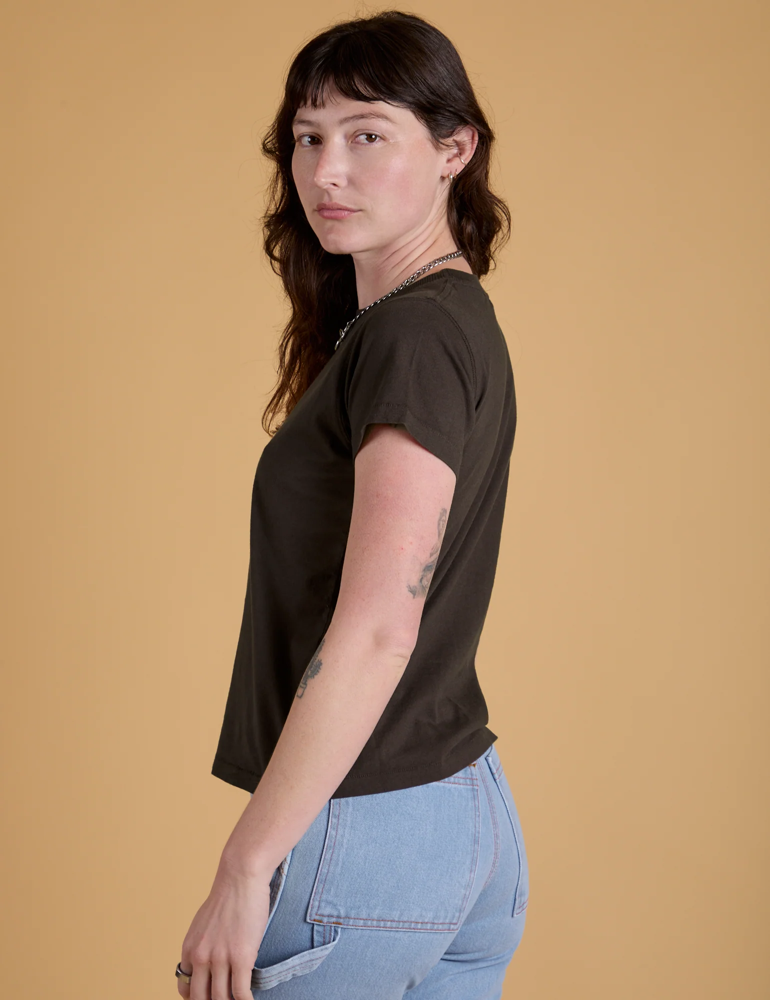The Organic Vintage Tee - Espresso Brown - Image 21