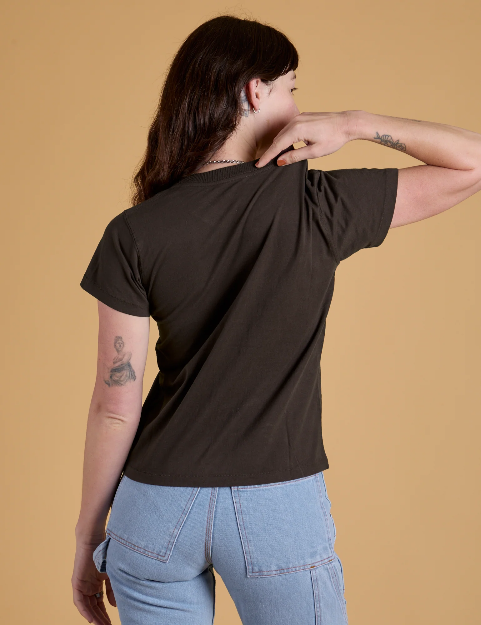 The Organic Vintage Tee - Espresso Brown - Image 22