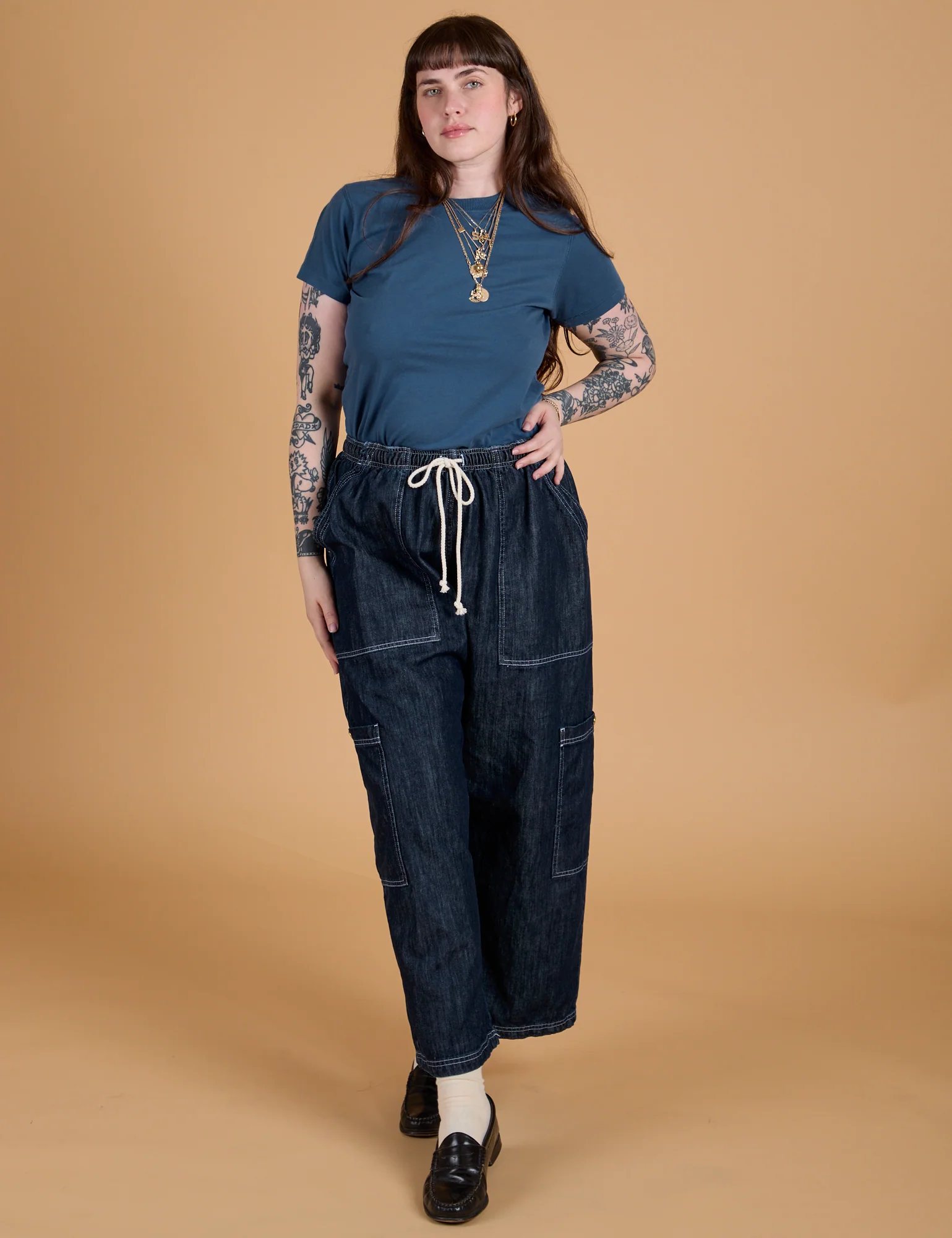 The Organic Vintage Tee - French Blue - Image 9