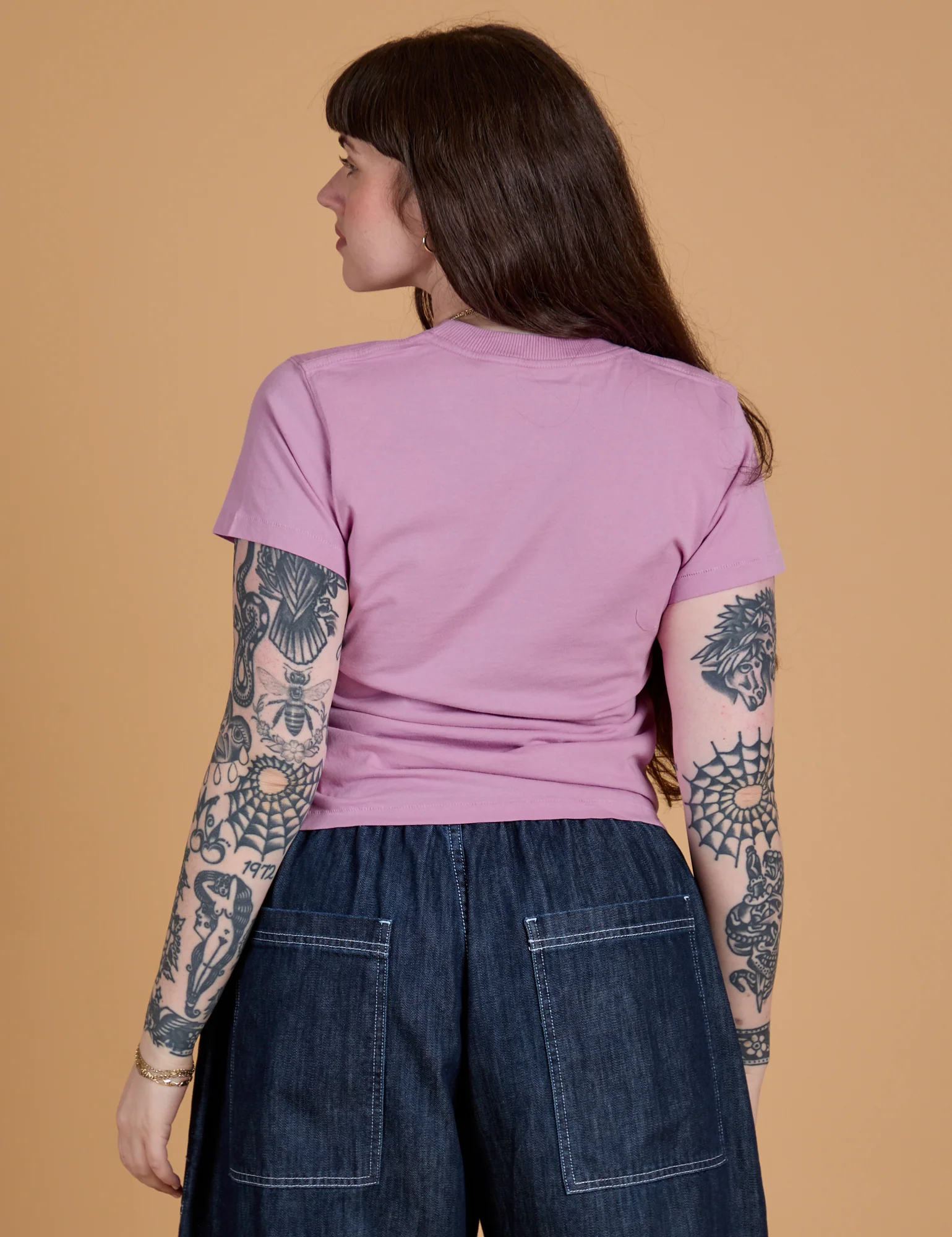 The Organic Vintage Tee - Lilac Purple - Image 7