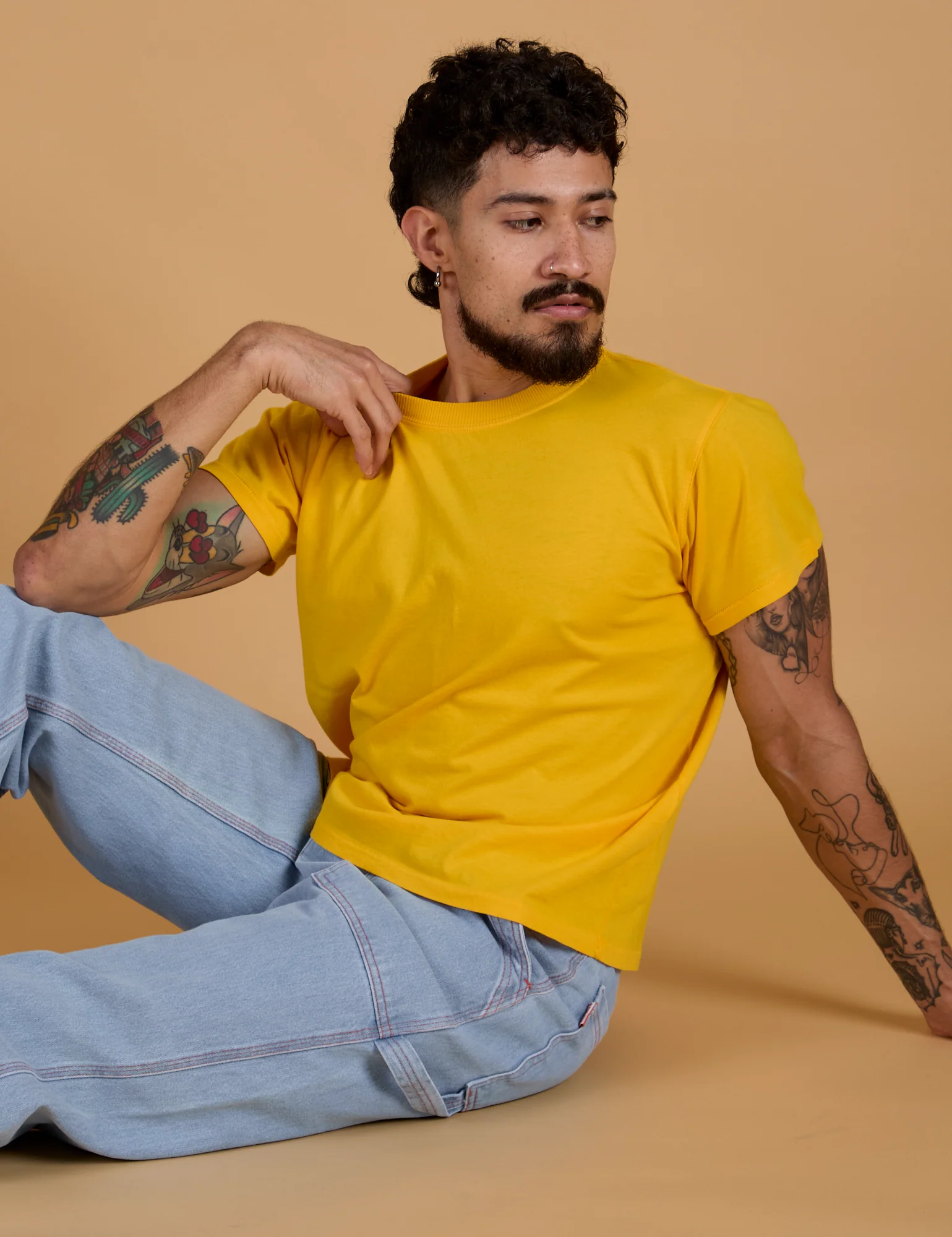 The Organic Vintage Tee - Sunshine Yellow - Image 15