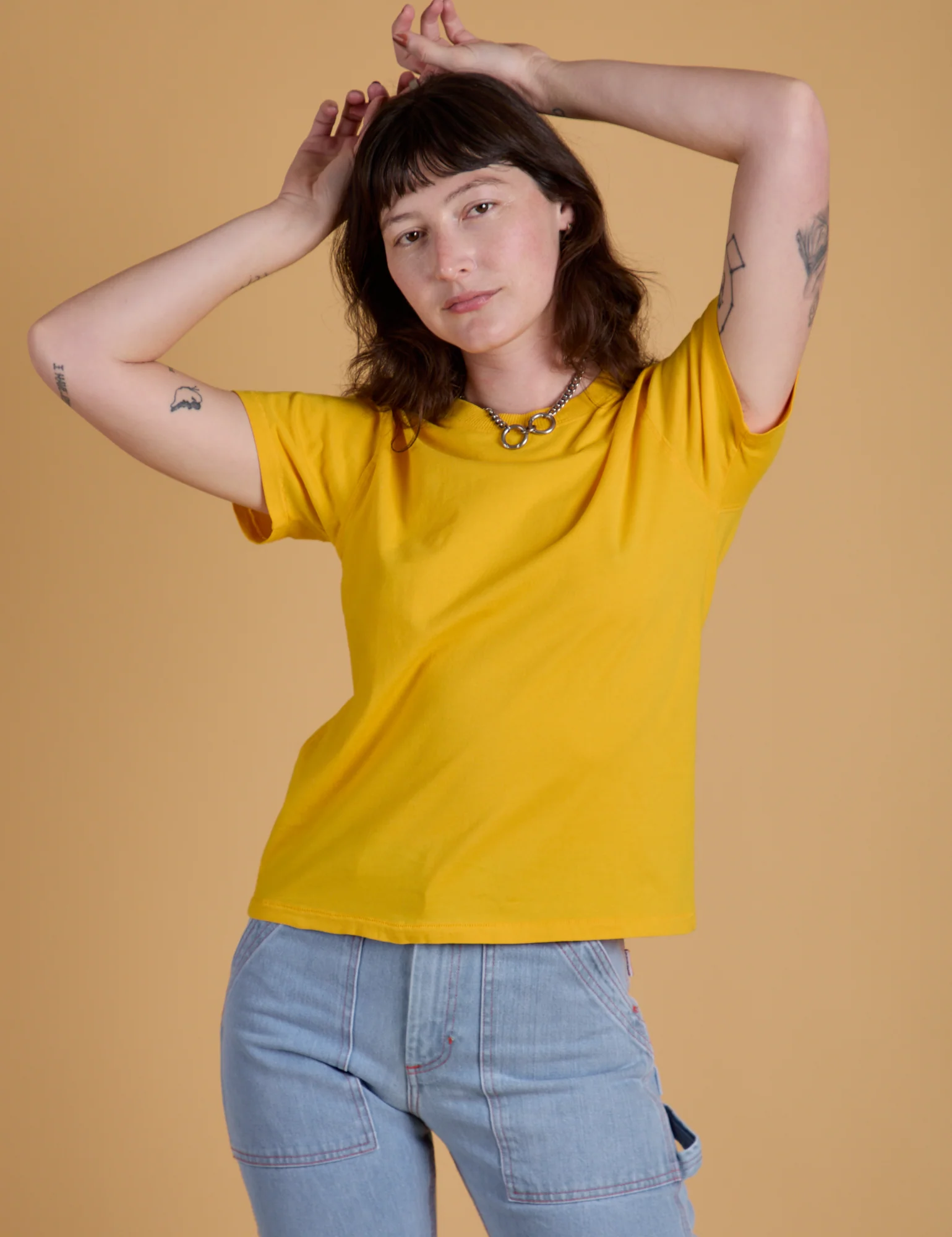 The Organic Vintage Tee - Sunshine Yellow - Image 18