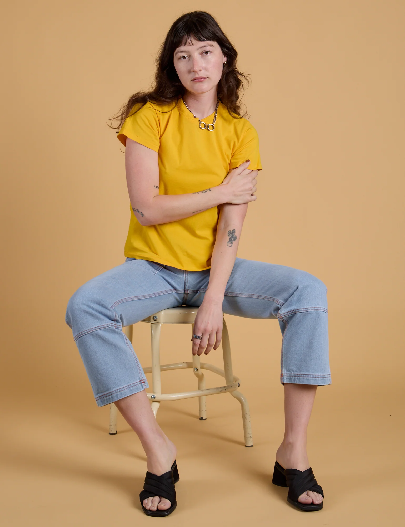 The Organic Vintage Tee - Sunshine Yellow - Image 22