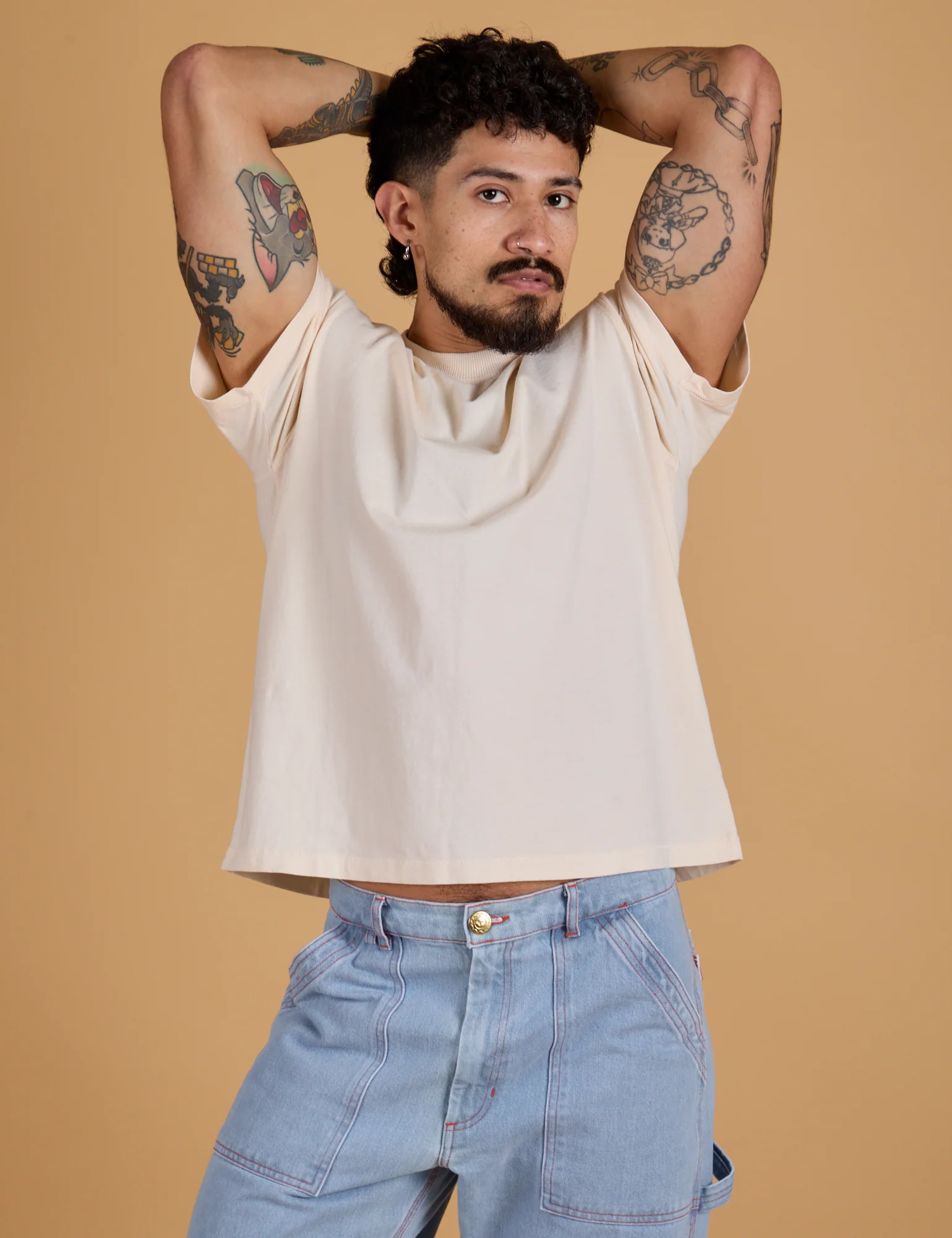 The Organic Vintage Tee - Vintage Off White - Image 13