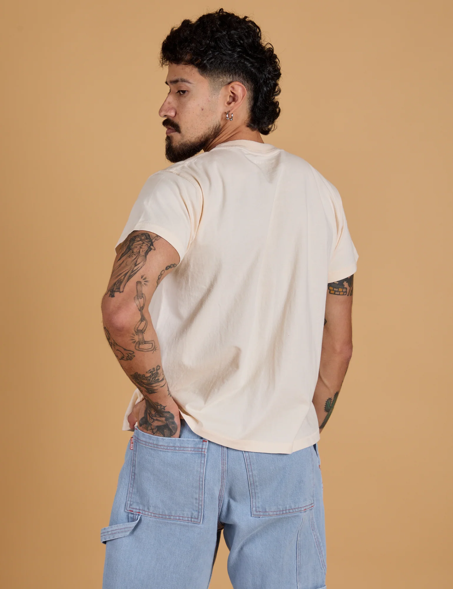 The Organic Vintage Tee - Vintage Off White - Image 17