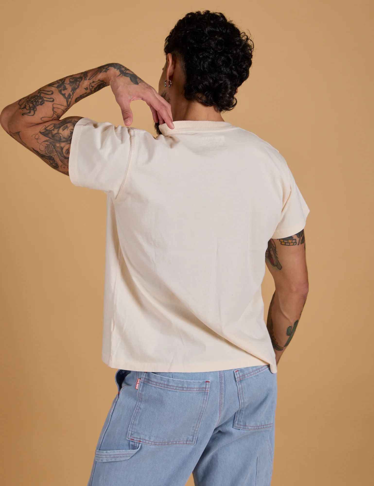The Organic Vintage Tee - Vintage Off White - Image 18